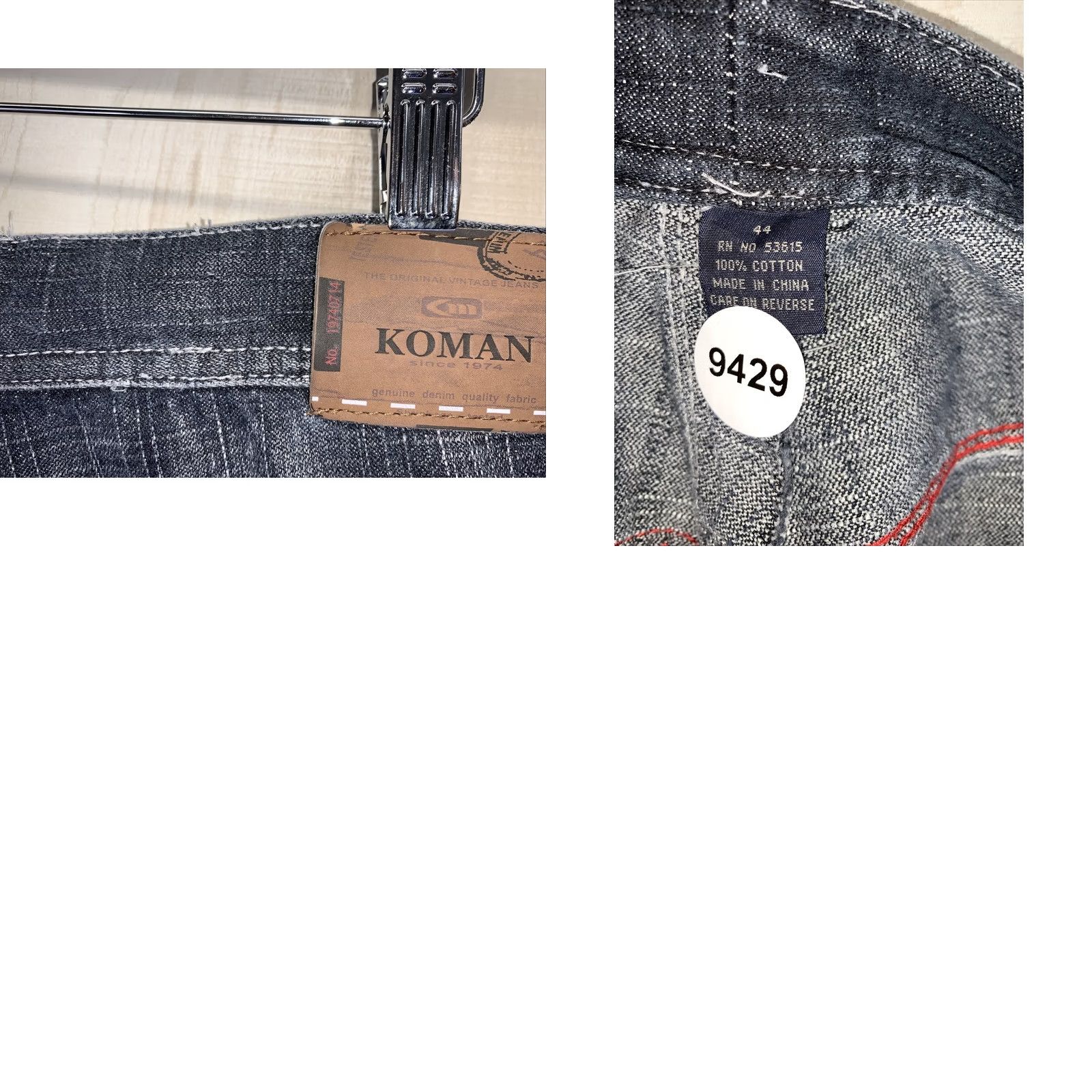 Denime Koman Jeans Embroidered Pockets Blue Cotton Denim Mens Jean Shorts Bermuda Casual Travel Size 44-9429 Mens Size US 44 / EU 60 - 8 Thumbnail