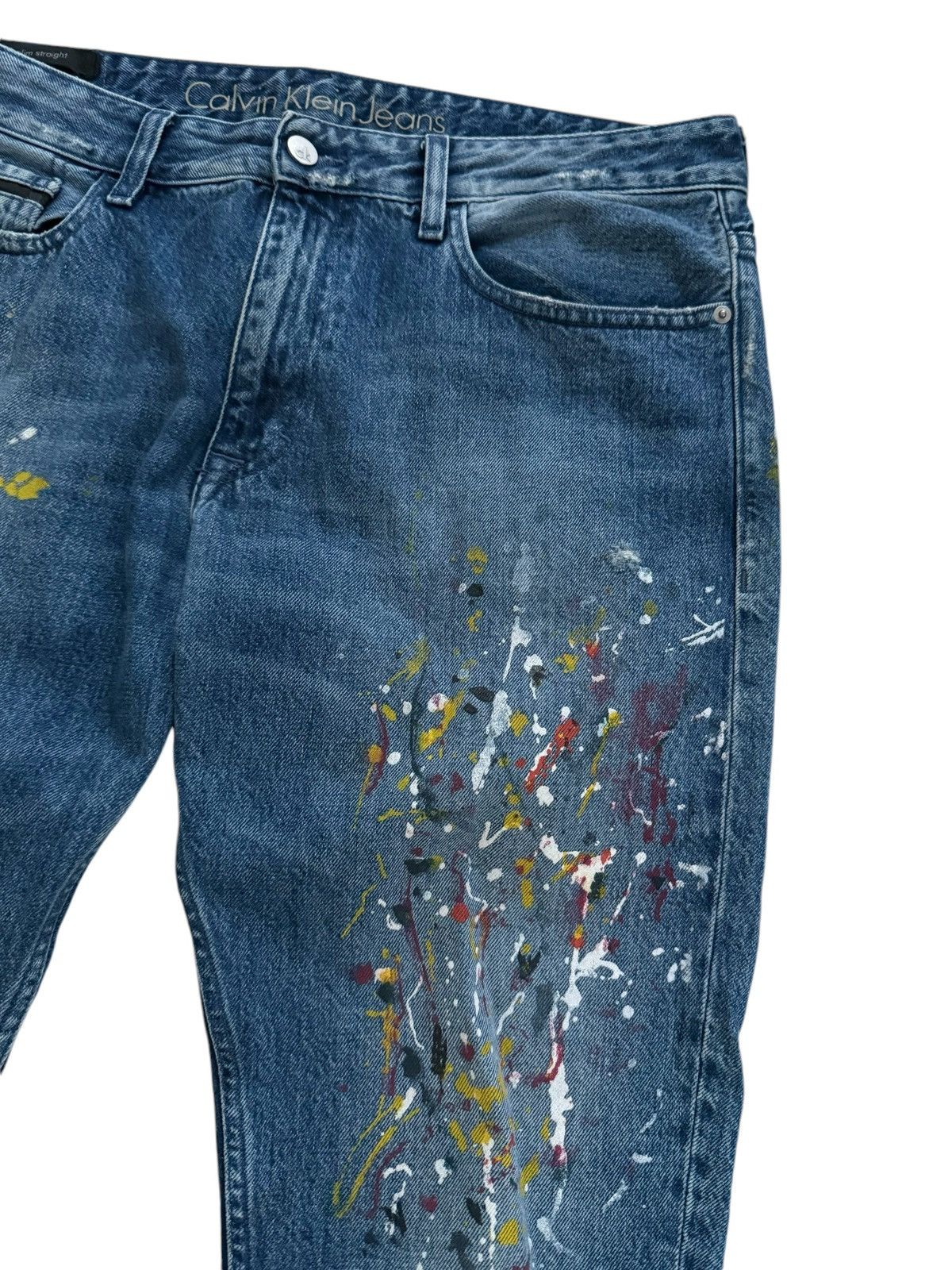 Calvin Klein Calvin Klein paint denim Size US 34 / EU 50 - 2 Thumbnail