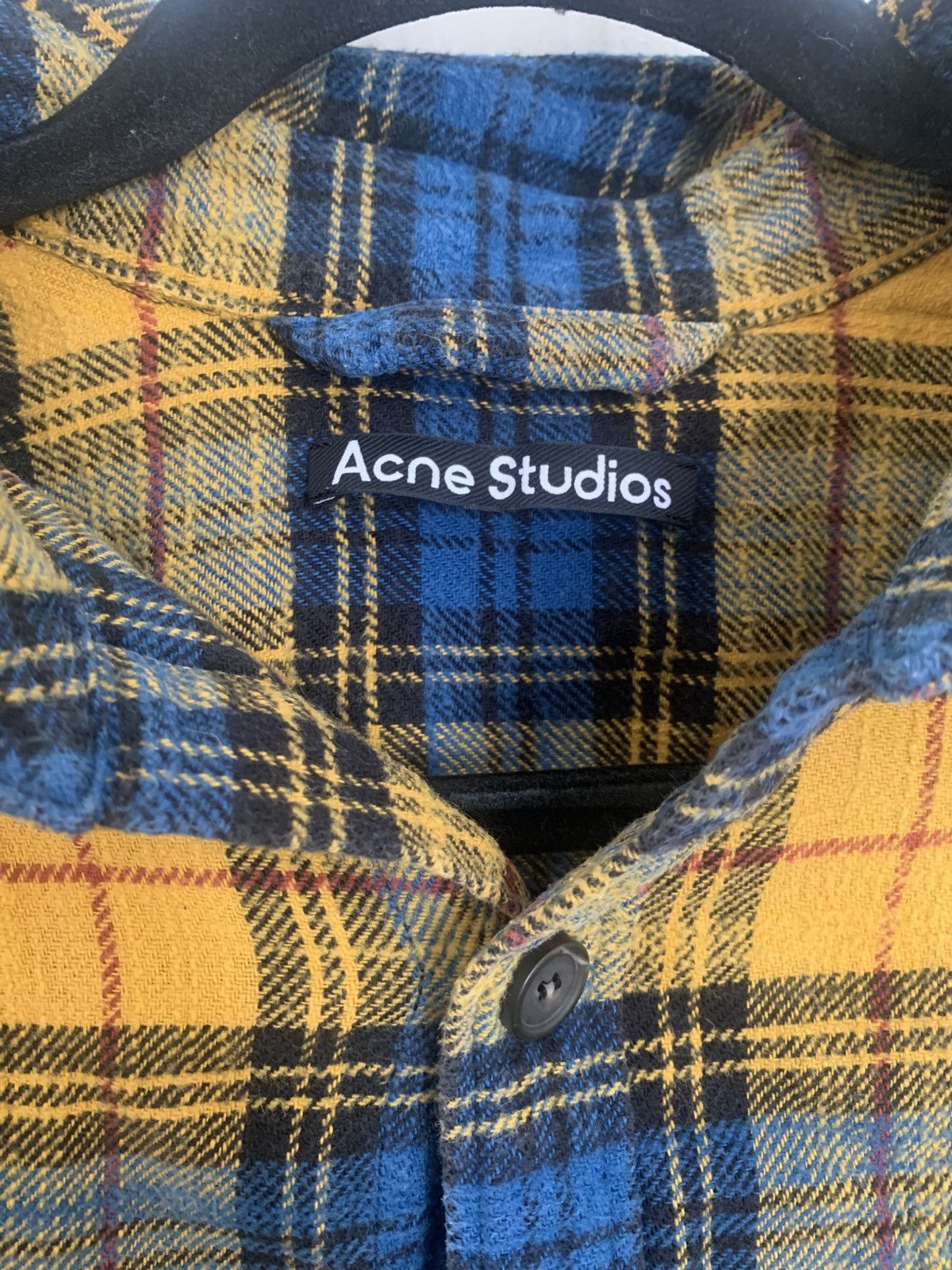 Acne Studios Acne Studios Plaid Flannel Shirt Oversized Face Logo-Size XS Size US XS / EU 42 / 0 - 3 Thumbnail
