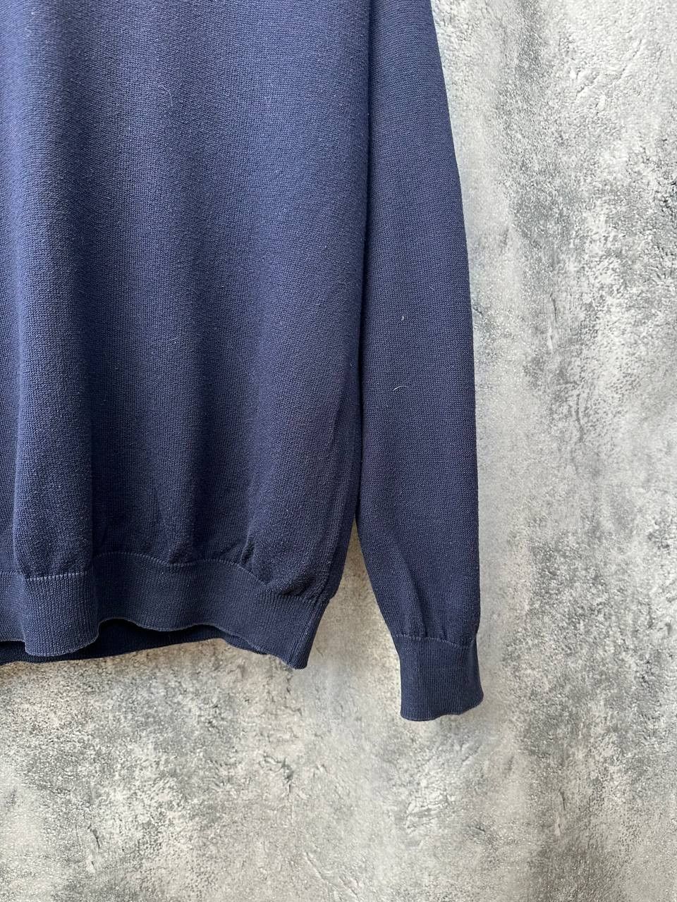 Lacoste Lacoste V-Neck Striped Sweater Vintage Navy Pullover Size US XXL / EU 58 / 5 - 9 Thumbnail