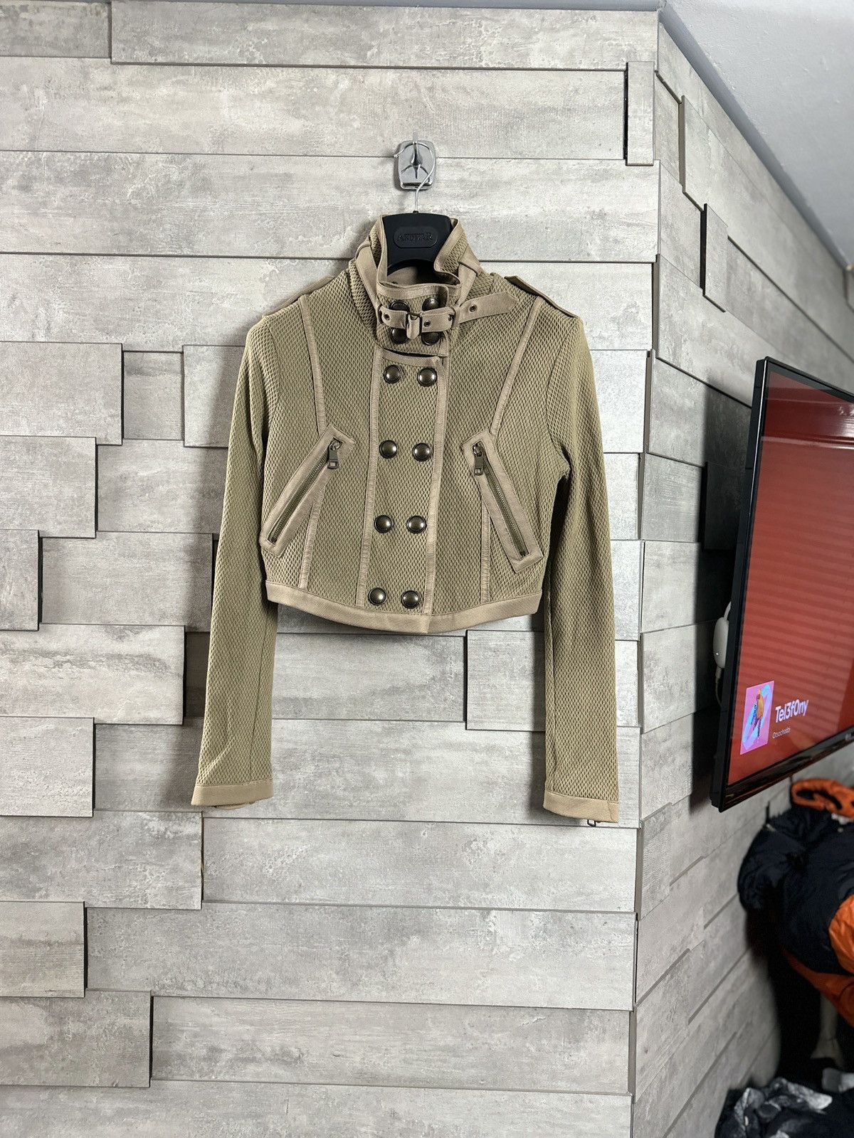 Burberry Crazy cropped Burberry jacket Size S / US 4 / IT 40 - 1 Thumbnail