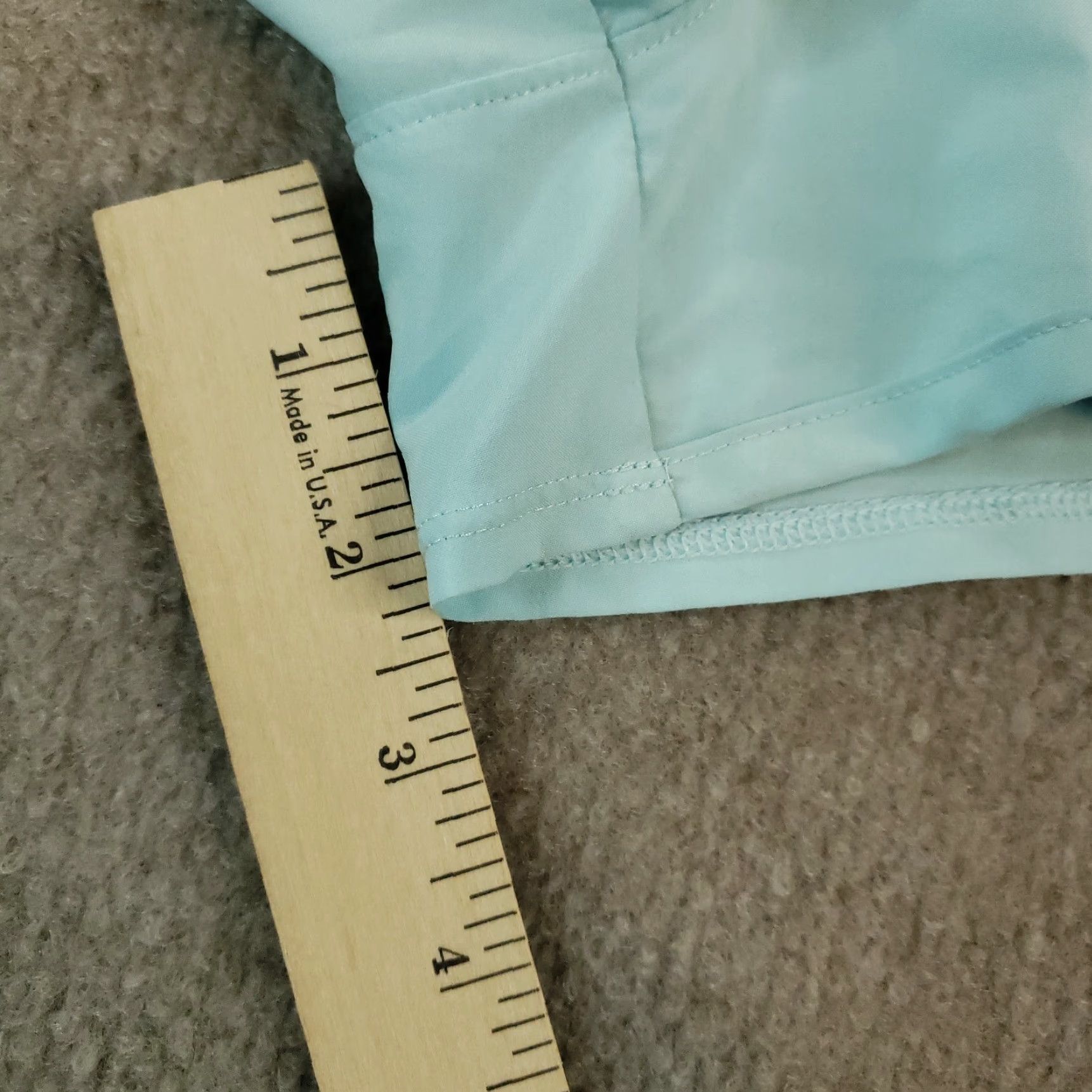 Nike Nike Youth Girls Blue Athletic Shorts Drawstring Waist Medium Size US 31 - 2 Thumbnail