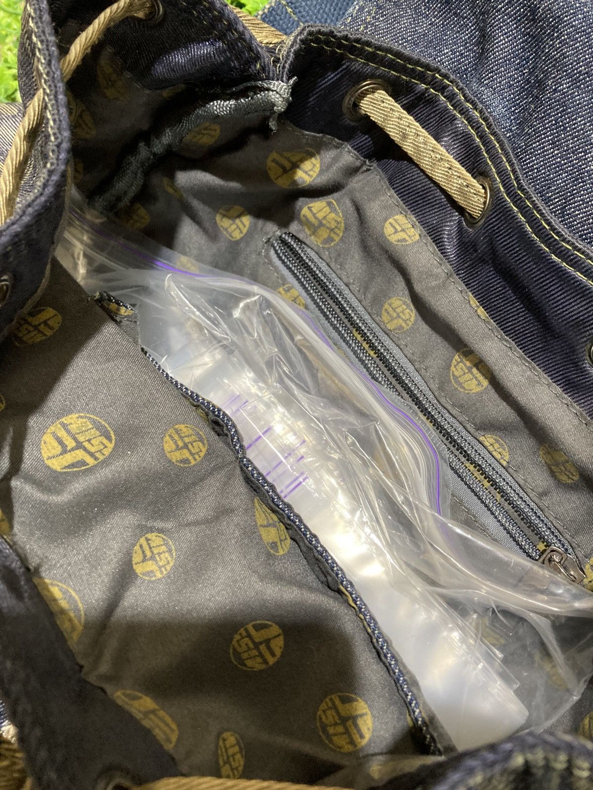 Miss Sixty Vintage Miss Sixty Archive Backpack Denim Printed Bag Y2K Size ONE SIZE - 9 Thumbnail