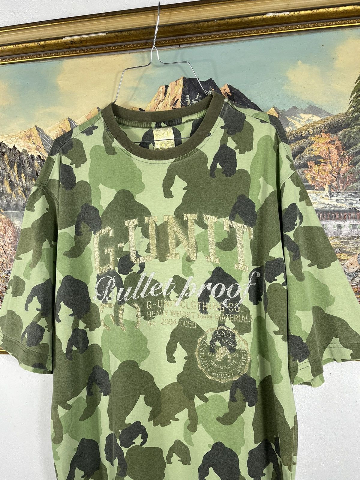 G-Unit Camo vintage retro y2k g unit 50 cent rap tee tees t-shirt Size US L / EU 52-54 / 3 - 4 Thumbnail