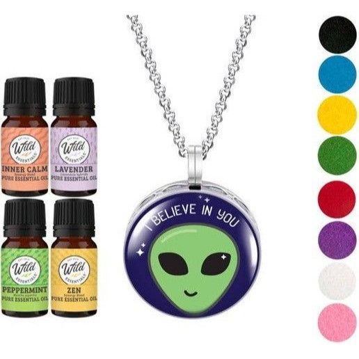 Other Stainless Steel Aromatherapy Diffuser Necklace W/ 24" Chain Size ONE SIZE - 2 Thumbnail