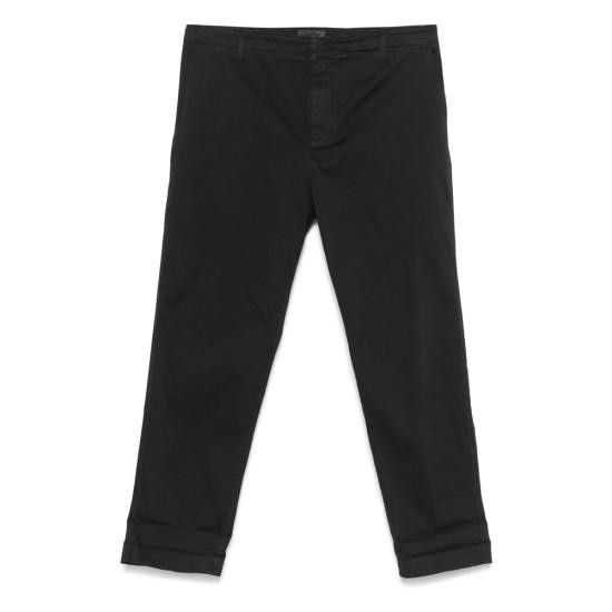 Dondup DONDUP Men Pants UP521 PTD 999 BLACK Size US 36 / EU 52 - 1 Thumbnail