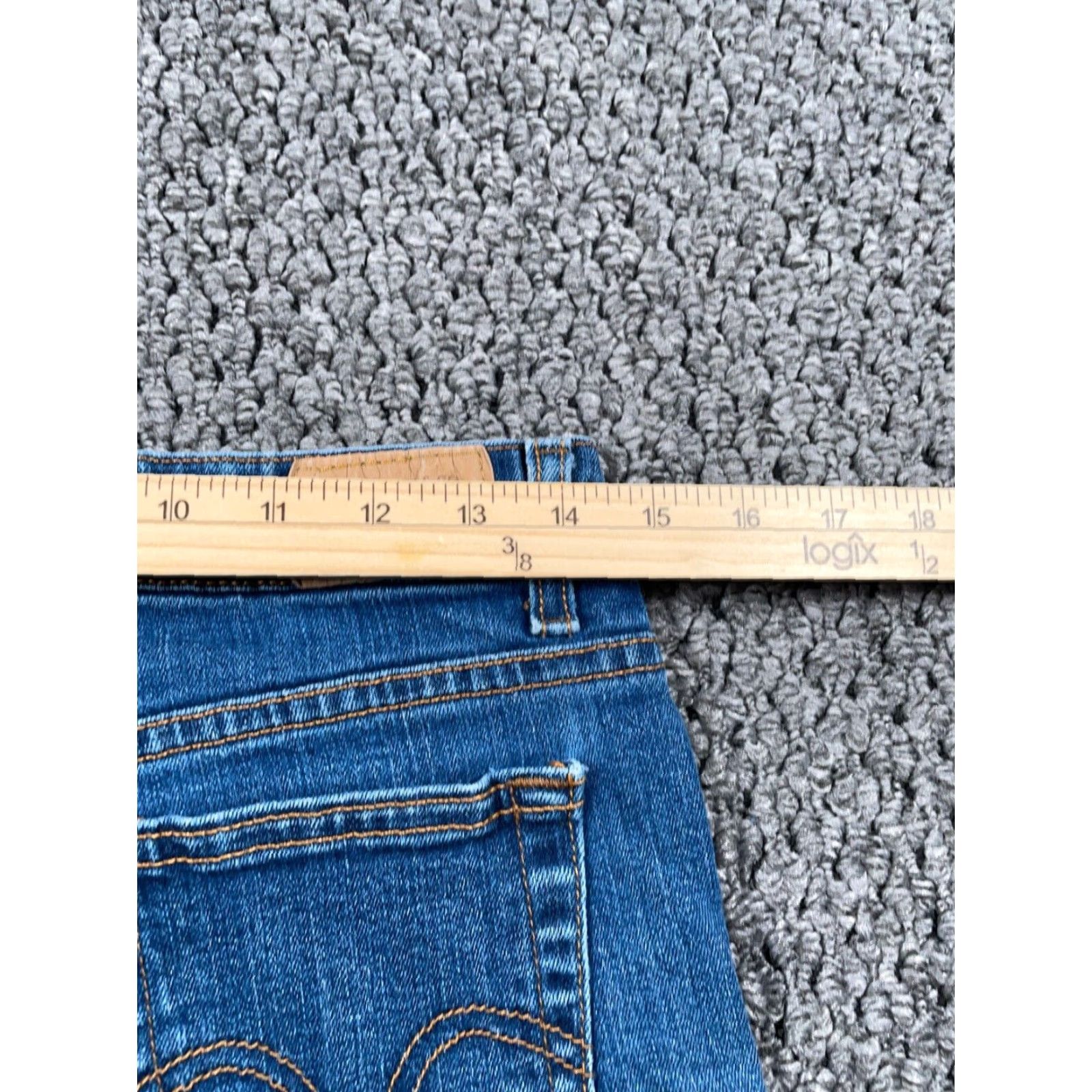 Levi's VINTAGE Levi's Jeans Bootcut Womens 8P 29 x 25 Blue Denim Stretch 515 Pocket Design Size 30" / US 8 / IT 44 - 5 Thumbnail