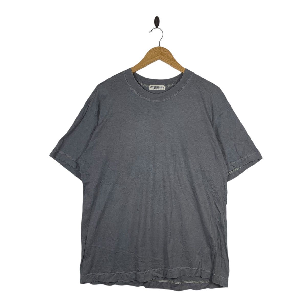 Issey Miyake Issey Miyake Cotton Label T-Shirt Japanese Designer Size US M / EU 48-50 / 2 - 1 Thumbnail