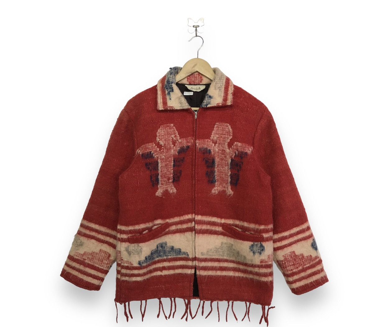 Japanese Brand × Native × Vintage Vintage Motive Native Birdman Itzabelle Mohair Wool Jacket Size US M / EU 48-50 / 2 - 1 Thumbnail