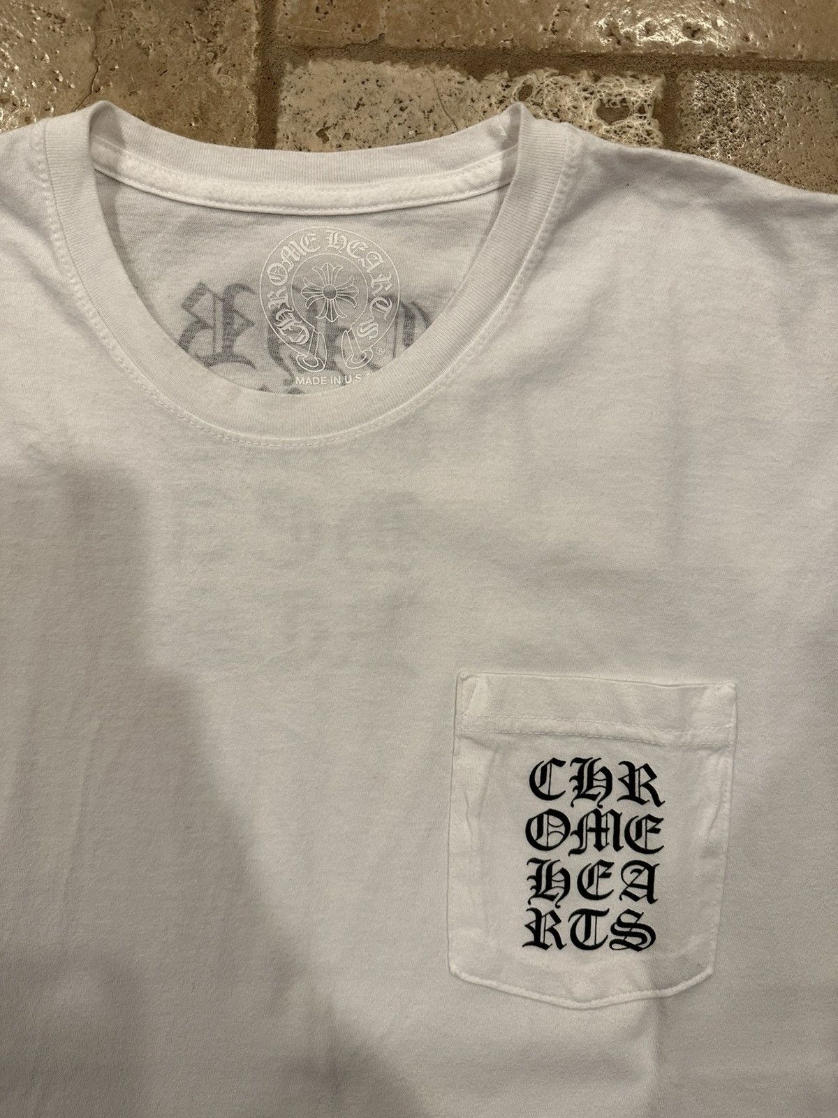 Chrome Hearts Chrome Hearts Script Logo White Short Sleeve T-Shirt Size US XL / EU 56 / 4 - 7 Thumbnail