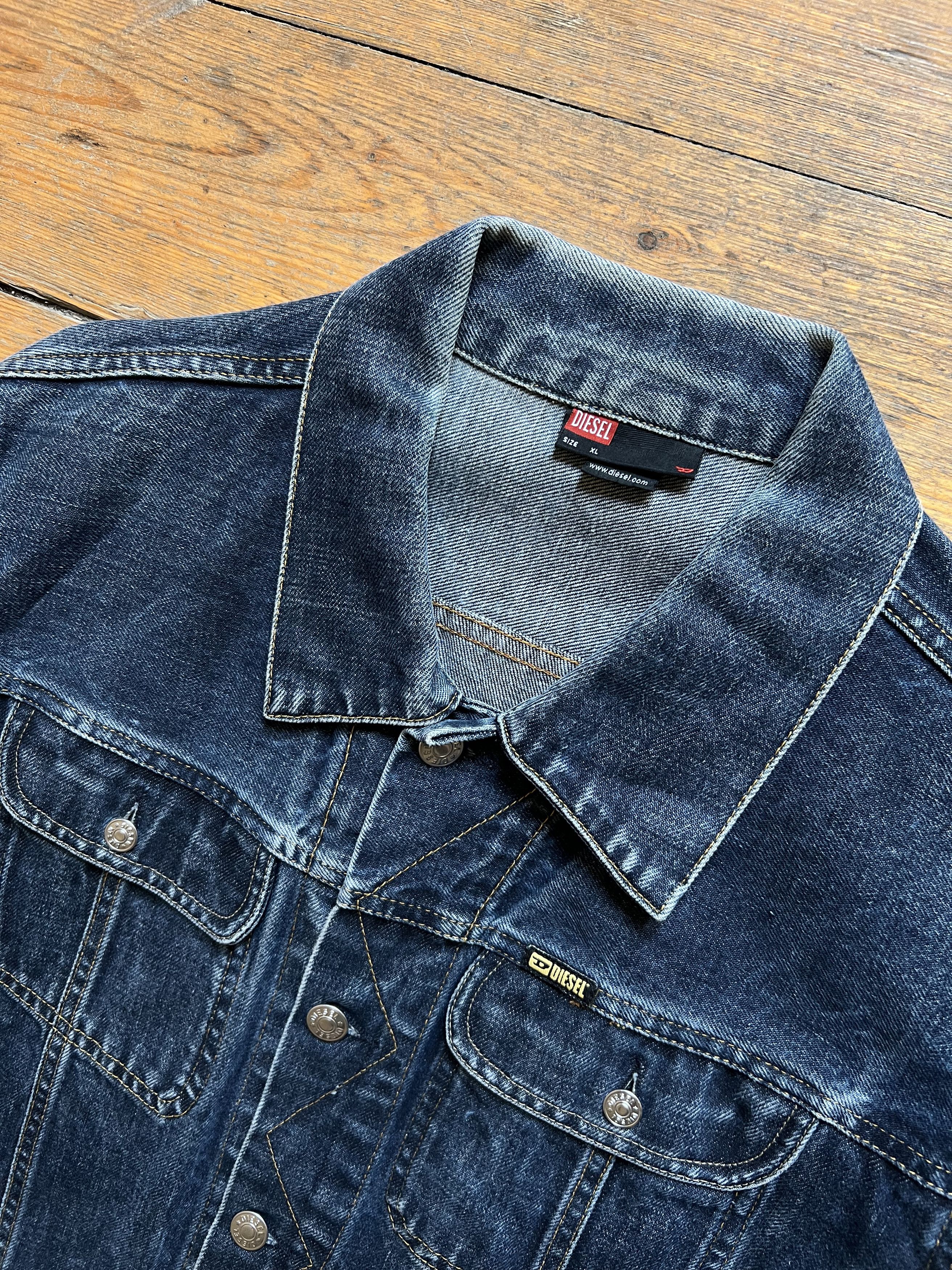 Other Diesel Denim Trucker Vintage Cropped Y2k Jacket Size US L / EU 52-54 / 3 - 5 Thumbnail