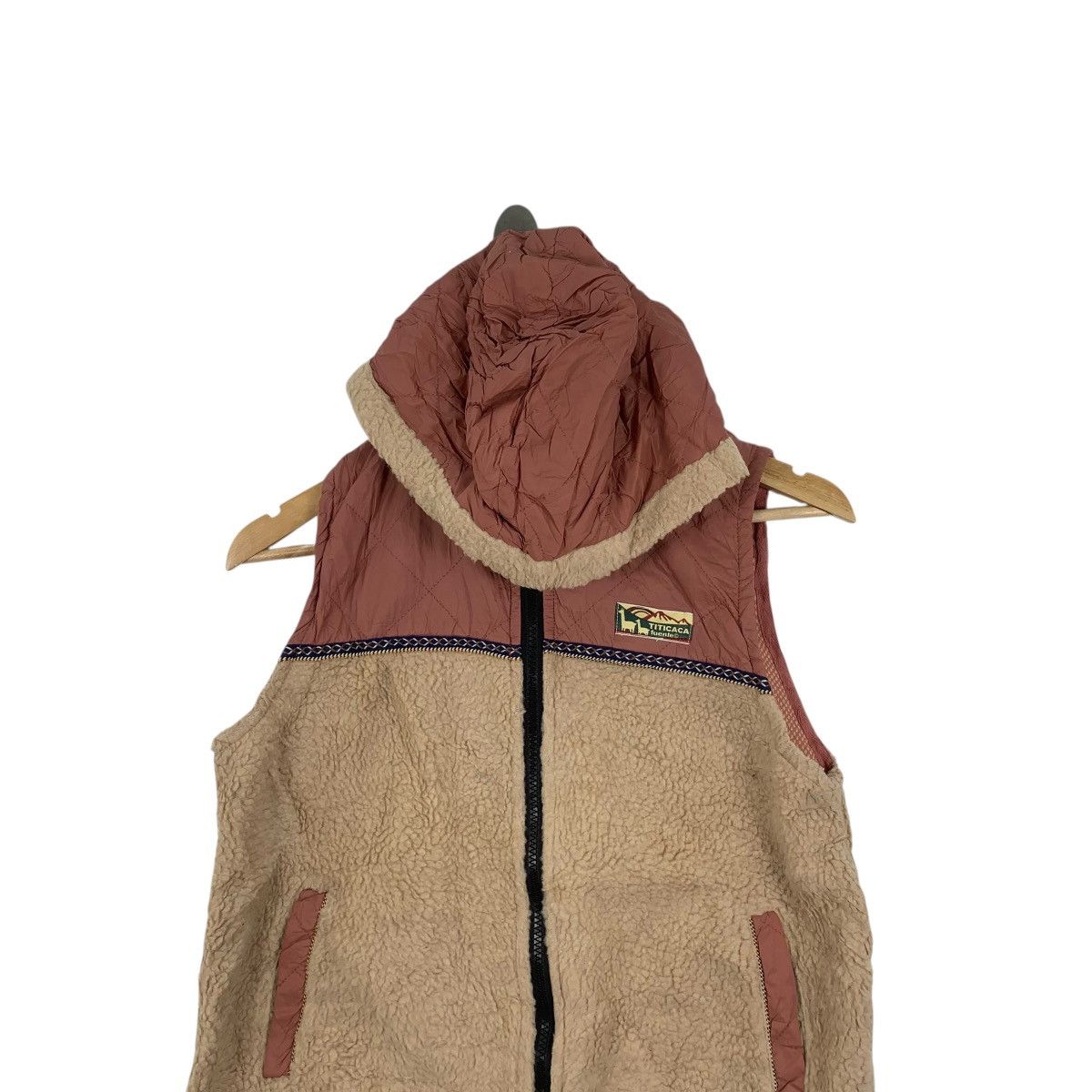 Vintage Vintage TITICACA FUENTE NATIVE Fleece Vest Jacket Windbreake Size S / US 4 / IT 40 - 2 Thumbnail