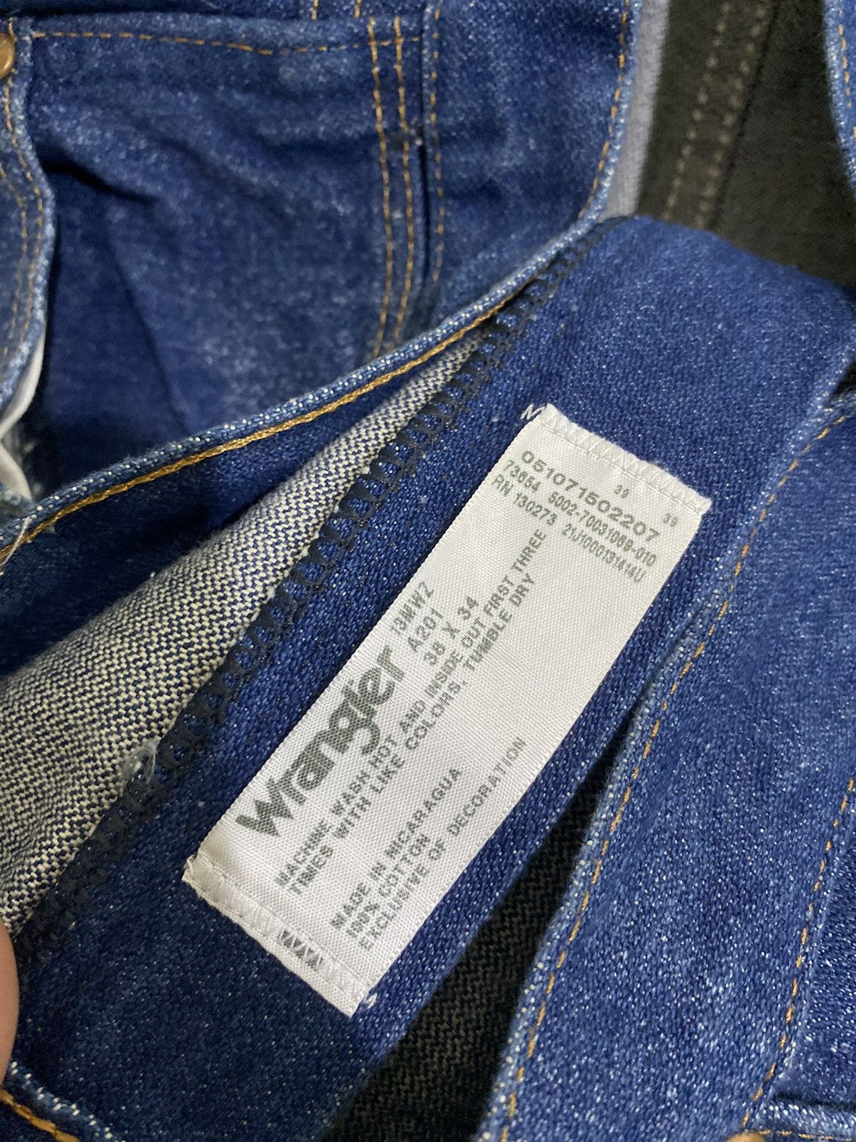 Life After Denim × Vintage × Wrangler Vintage 💥💥 WRANGLER Jeans Size US 40 / EU 56 - 3 Thumbnail