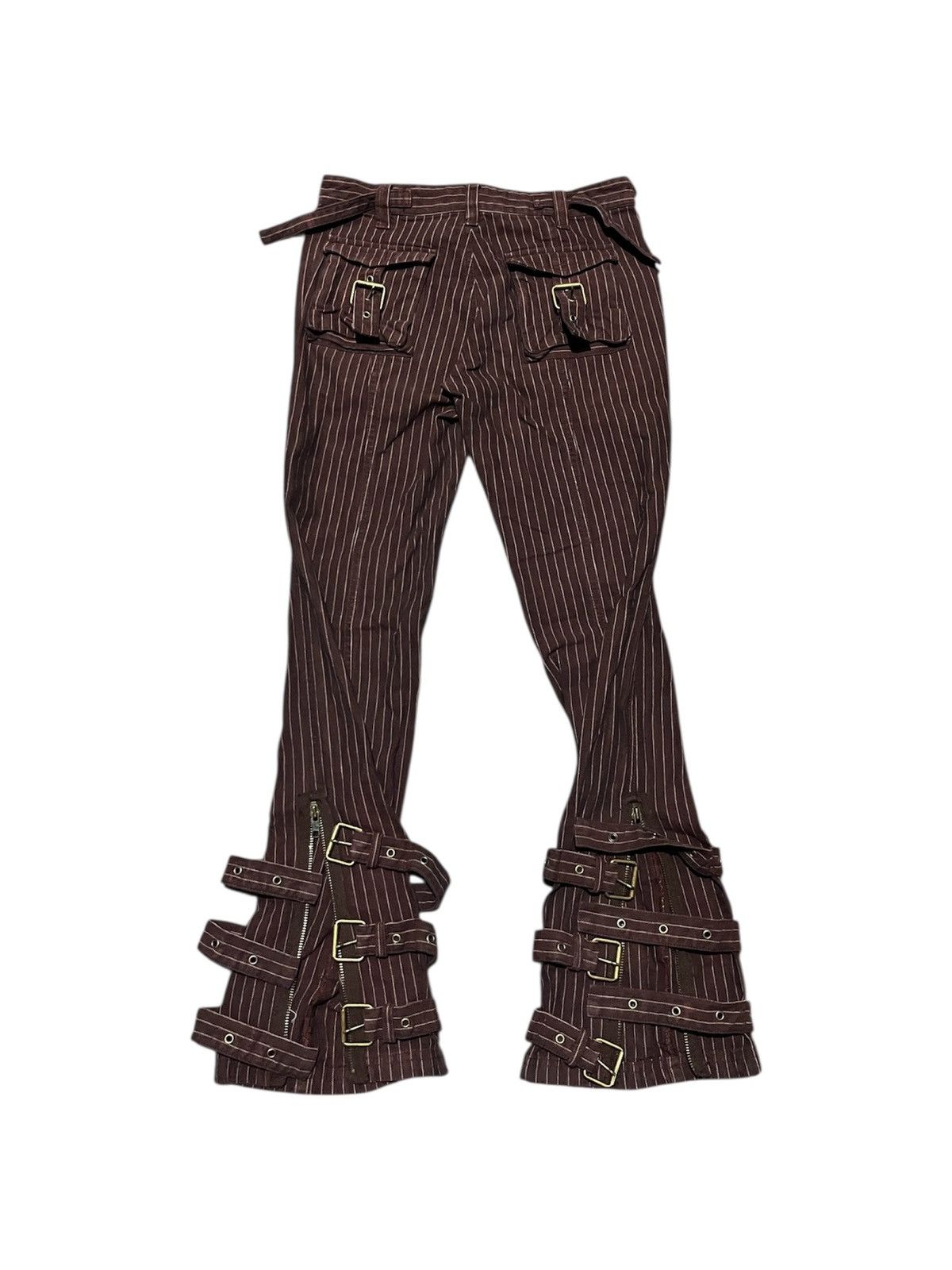 Hysteric Glamour FakeDelic.Co Bondage Bootcut/Flare Pant Hickory Size US 27 - 2 Thumbnail