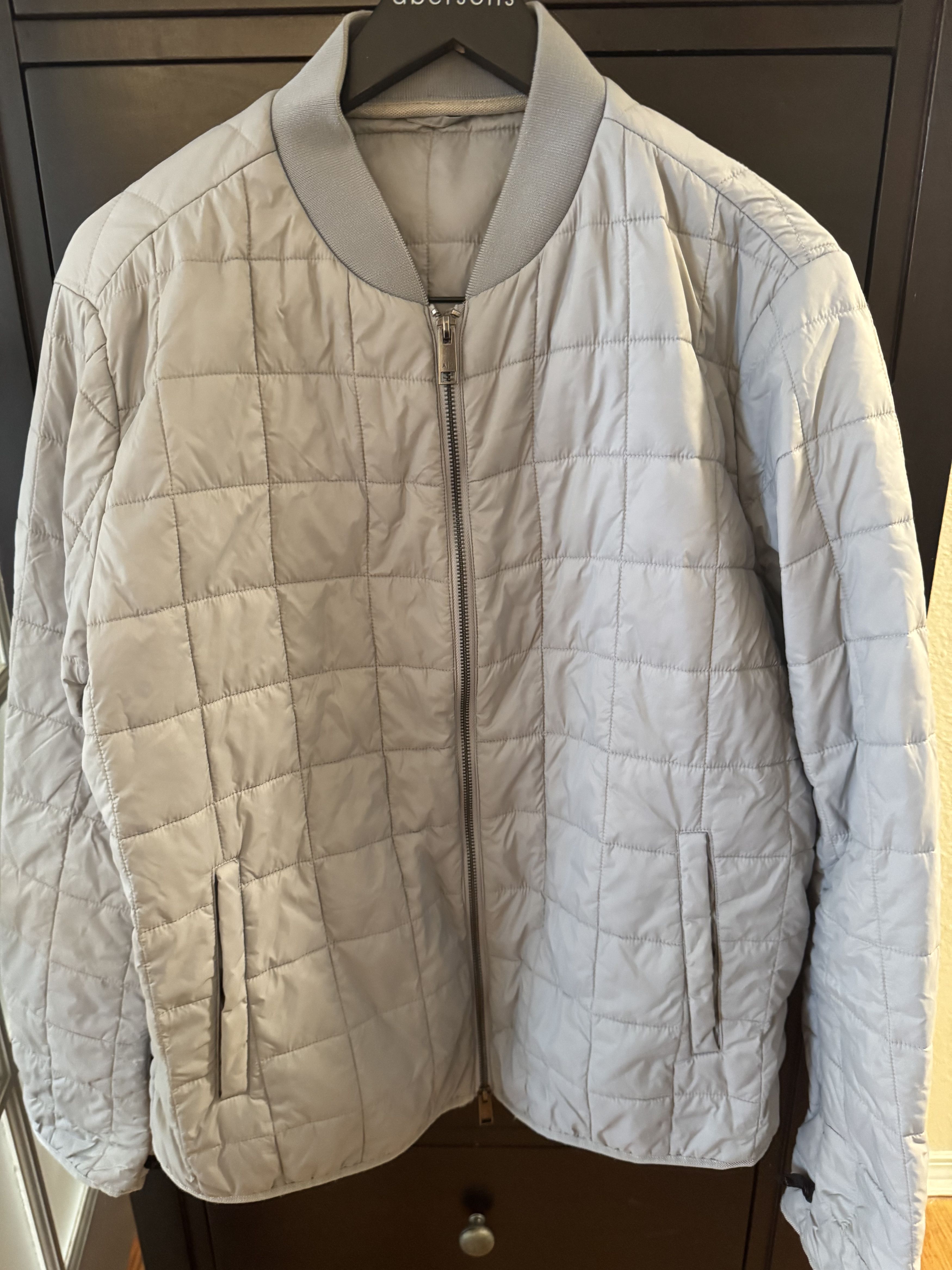 Armani Exchange Armani Exchange Light Grey Jacket XL Size US XL / EU 56 / 4 - 8 Thumbnail