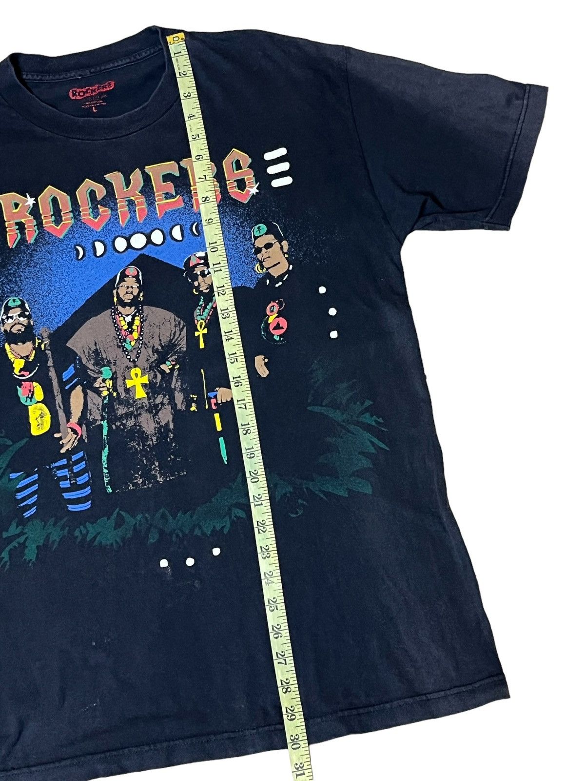 Band Tees FADED🔥VINTAGE Y2K ROCKERS 2003 RASTAFARIAN HIP HOP TEE SHIRT Size US L / EU 52-54 / 3 - 9 Thumbnail