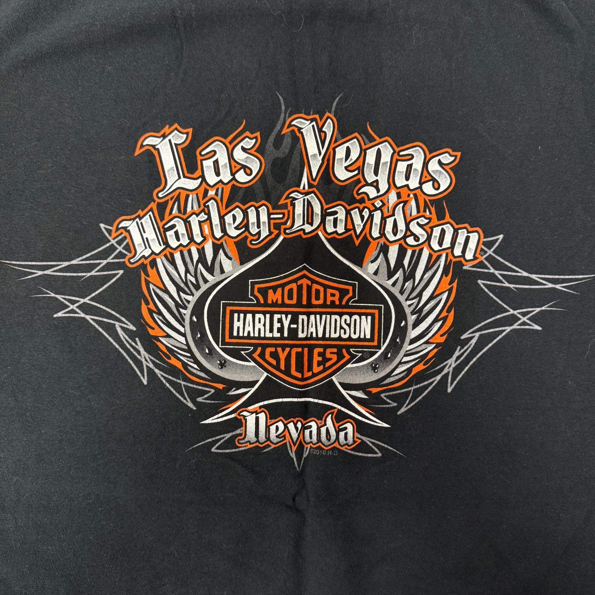 Harley Davidson H-D Las VEGAS Nevada MOTORCYCLE Biker POCKET T Shirt 2XL Size US XXL / EU 58 / 5 - 9 Thumbnail