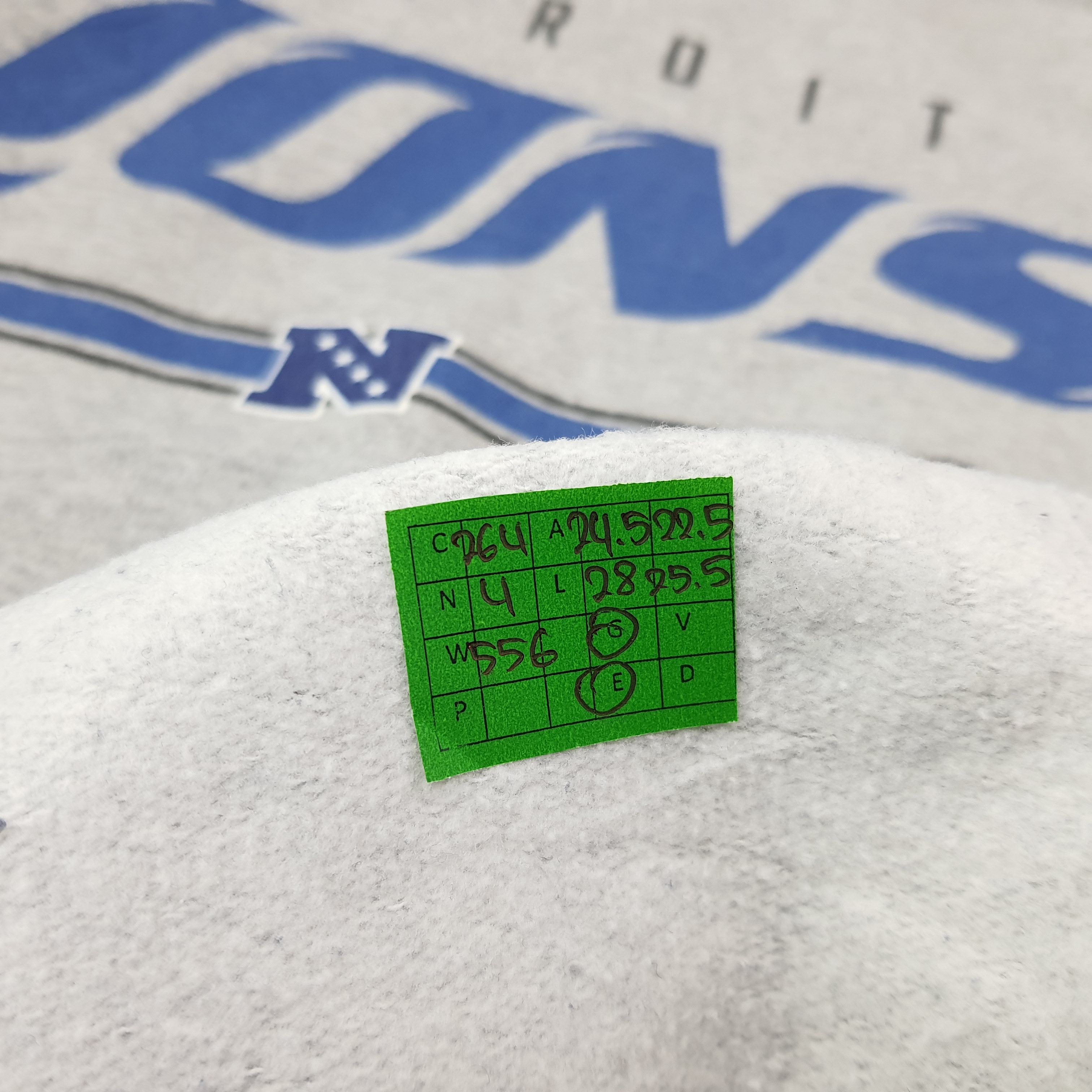 NFL Vintage NFL Detroit Lions Football Team Hoodie C264N4 Size US XL / EU 56 / 4 - 7 Thumbnail