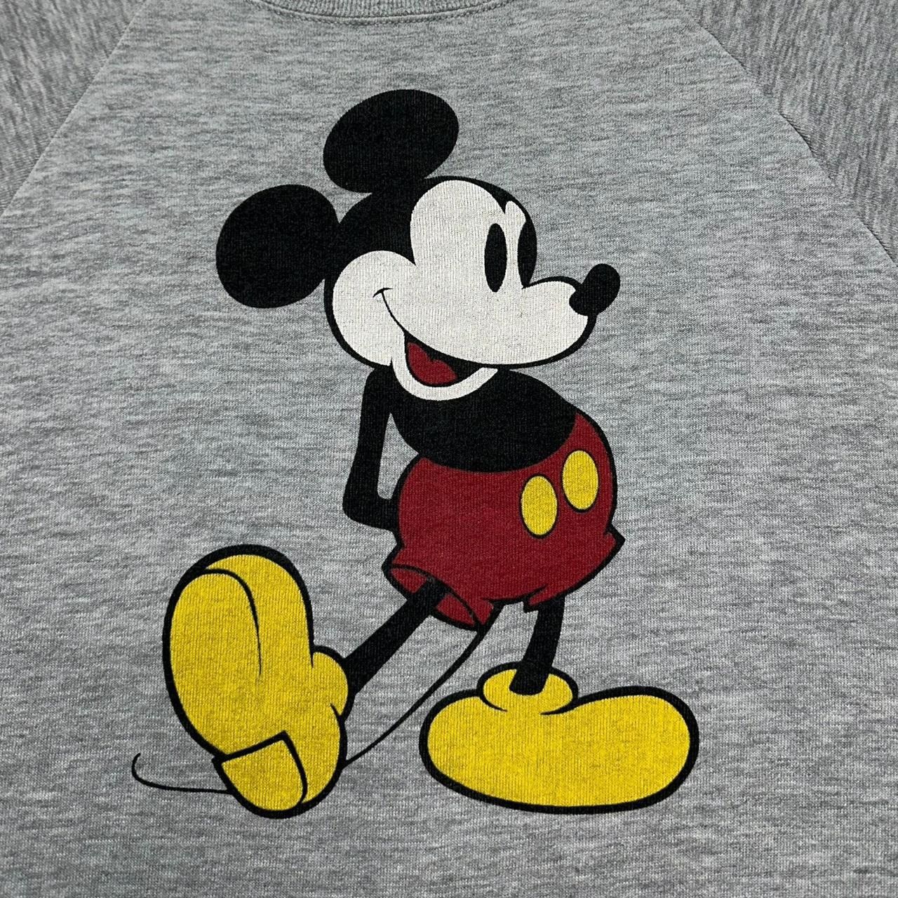 Disney × Vintage Vintage Mickey Raglan 80's Crewneck Size US S / EU 44-46 / 1 - 3 Thumbnail