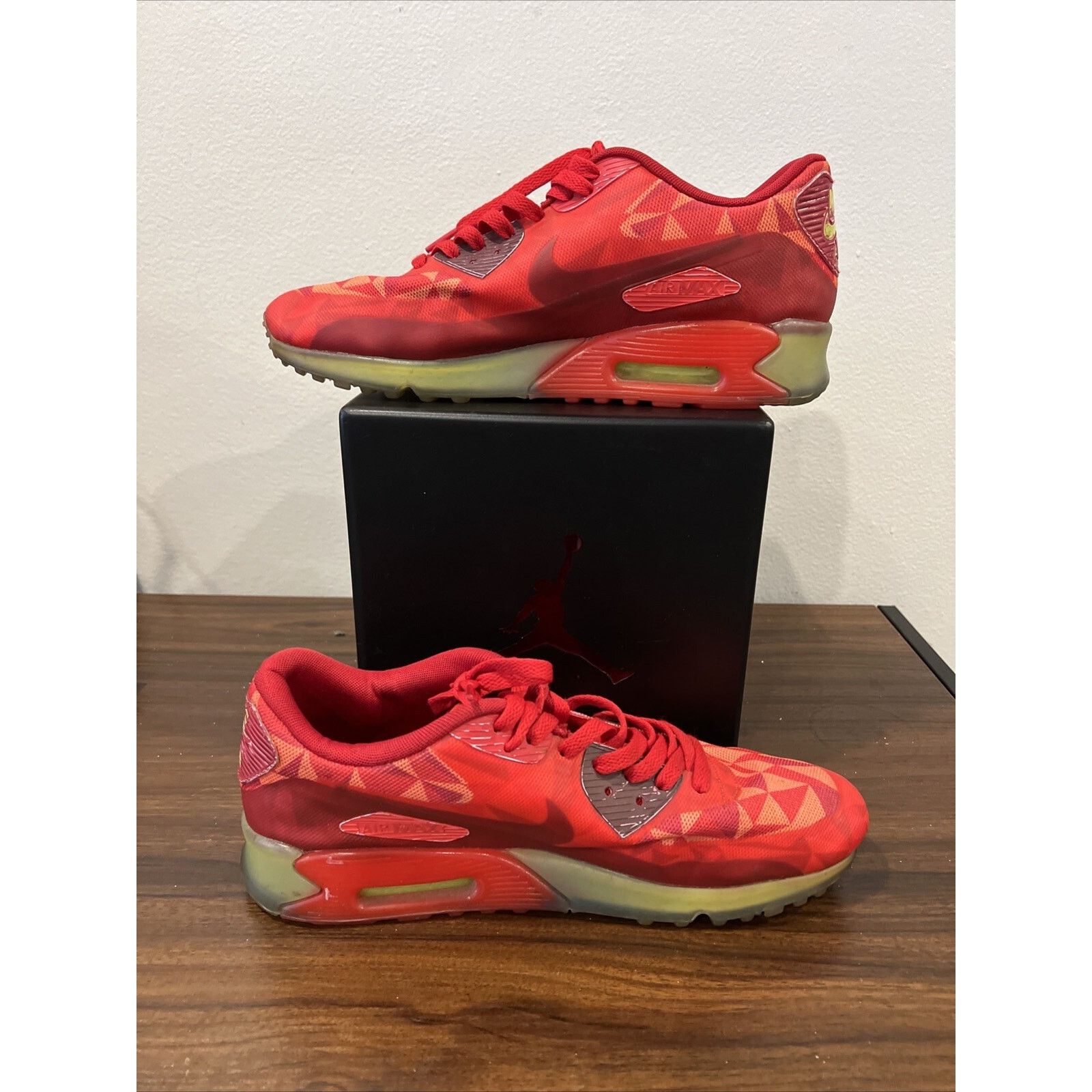 Nike Size 10,5 - Nike Air Max 90 Ice Gym Red Size US 10.5 / EU 43-44 - 11 Thumbnail