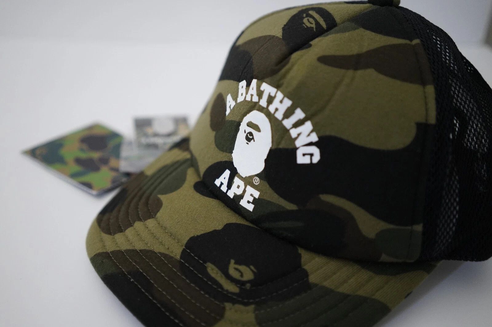 Bape BAPE 1st Camo College Mesh Cap – Green (SS20) Size ONE SIZE - 2 Thumbnail