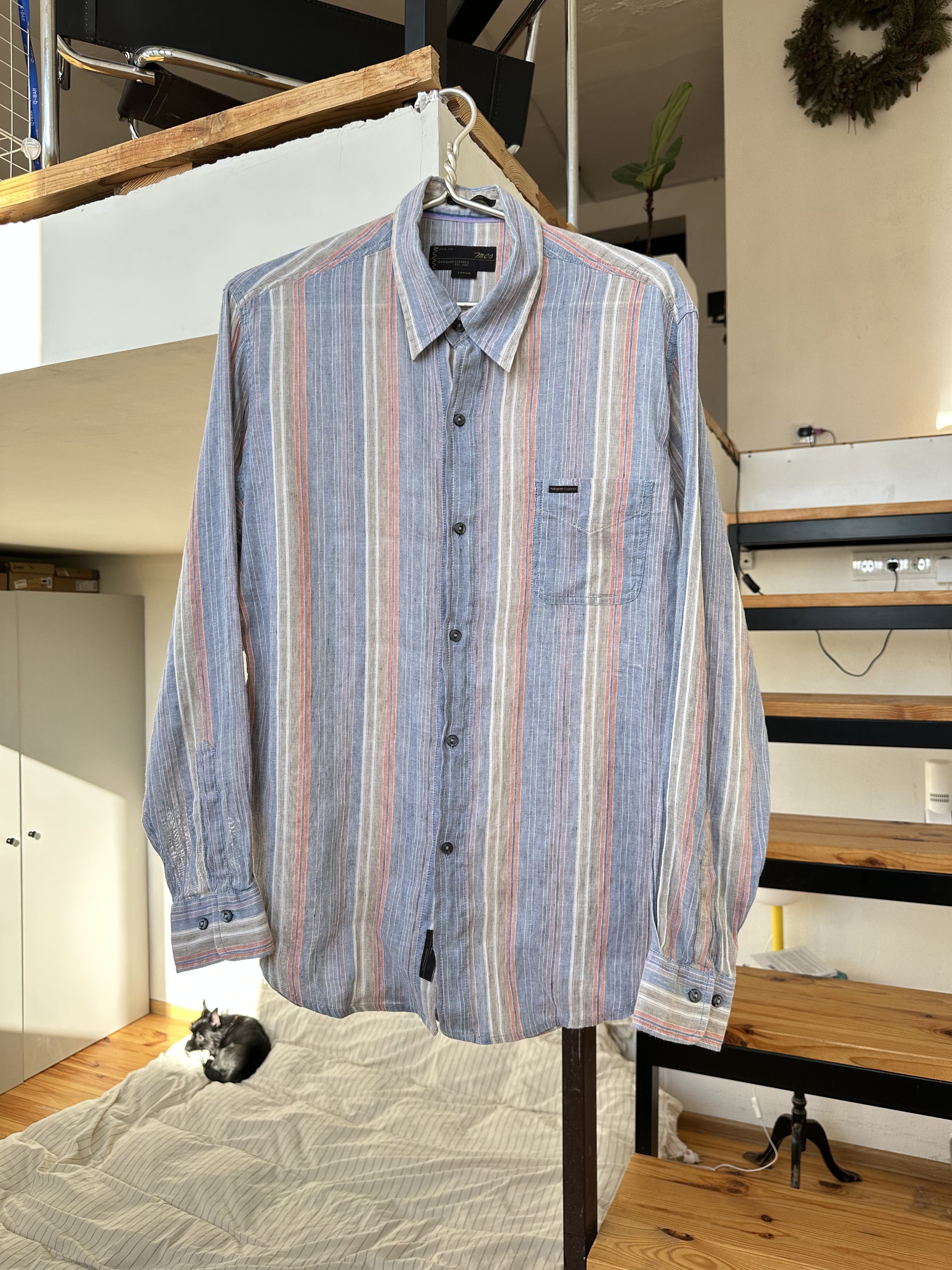 Marlboro Classics Marlboro Classics Vintage Linen Blend Shirt Large Size US L / EU 52-54 / 3 - 2 Thumbnail