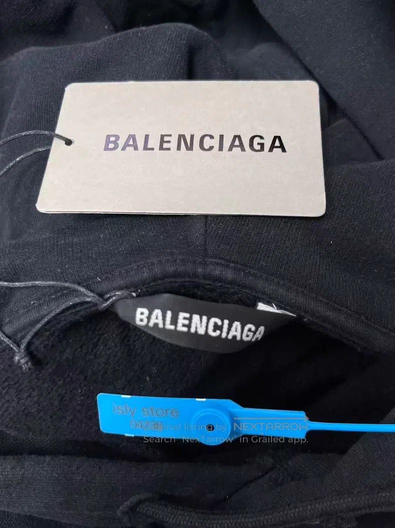 Balenciaga Balenciaga Letter Printed Hooded Straight-Leg Long Sleeve Size US M / EU 48-50 / 2 - 5 Thumbnail