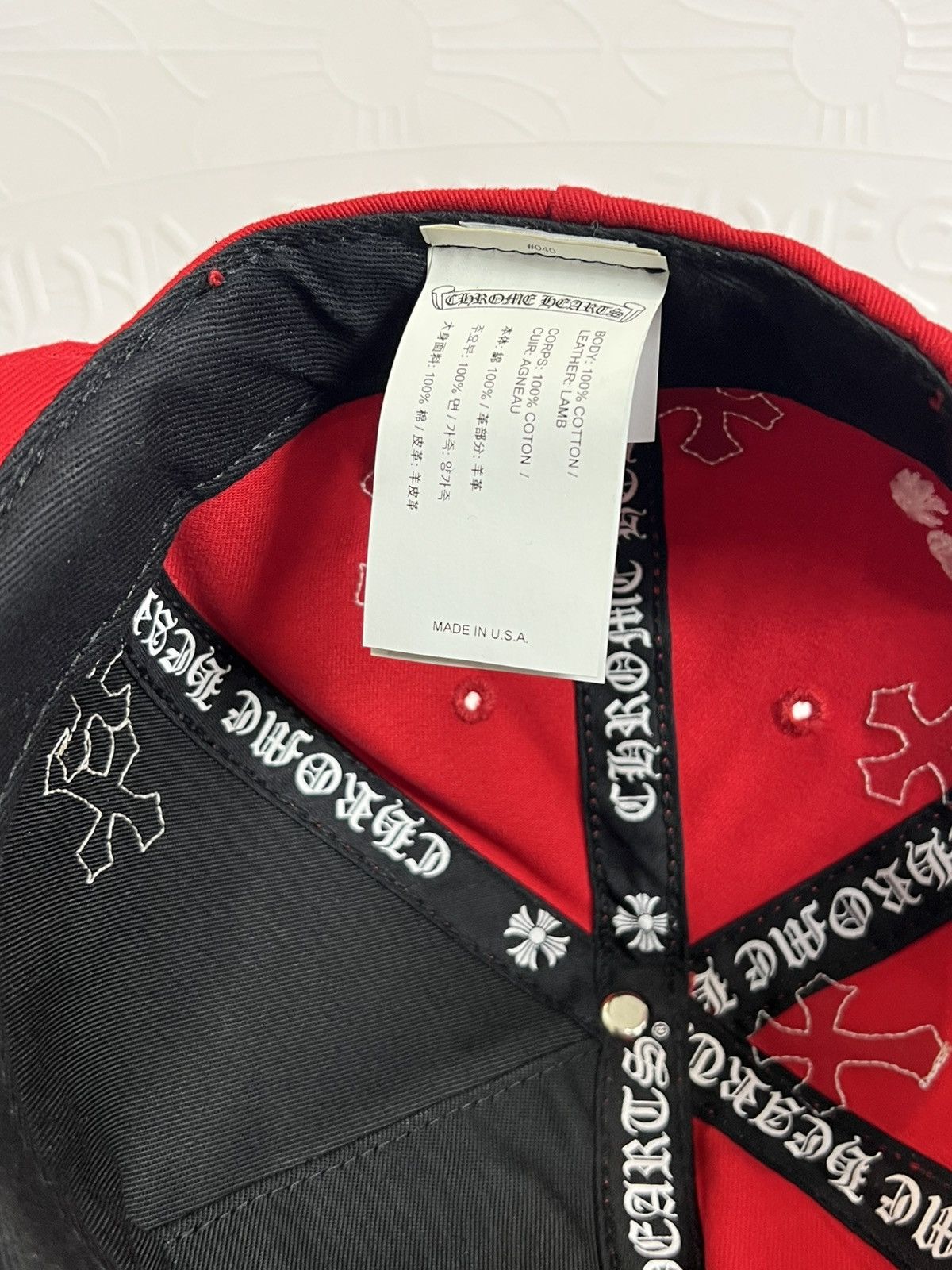 Chrome Hearts Chrome Hearts Cross Patch CH hat Size ONE SIZE - 7 Thumbnail