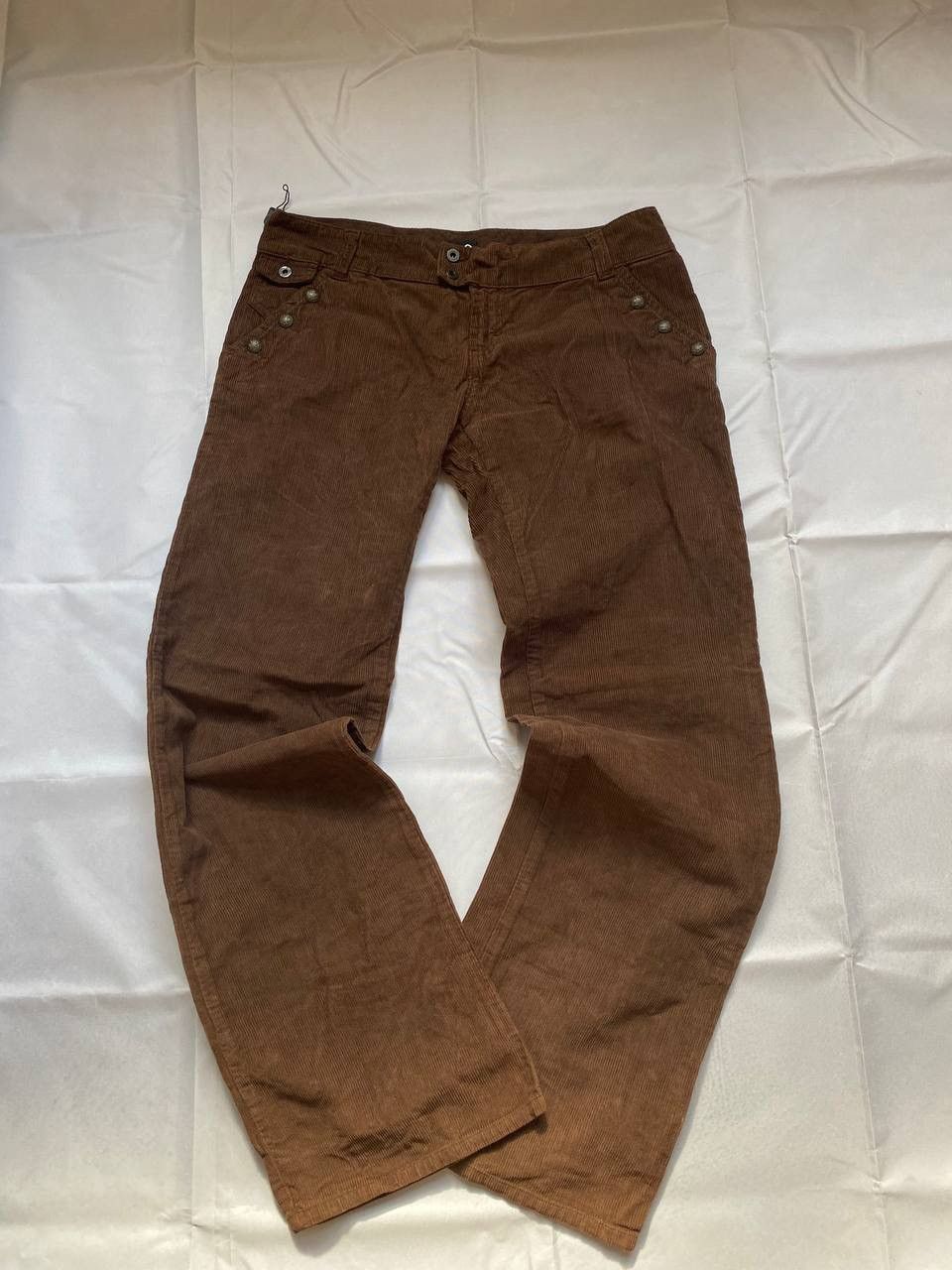 Dolce & Gabbana × Jean × Vintage Vintage Dolce & Gabbana Velvet Jeans Y2K Size 28" / US 6 / IT 42 - 2 Thumbnail
