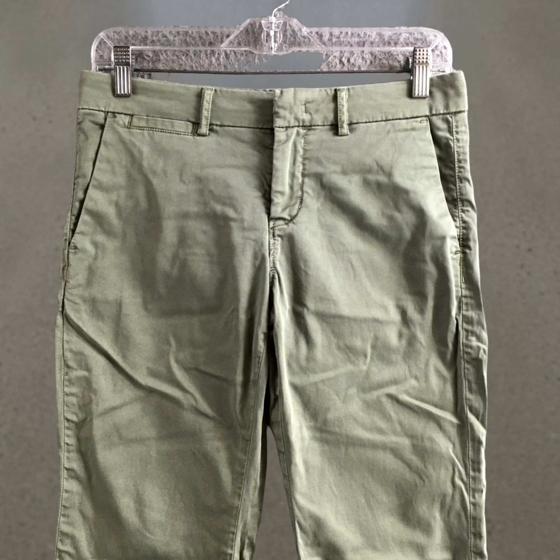Banana Republic Banana Republic Pants Womens 0P Olive Green Straight Leg Zip Fly Chino Stretch Pants Regular Womens 0P Olive Green Straight Leg Chino Stretch Size 25" / US 0 / IT 36 - 1 Thumbnail