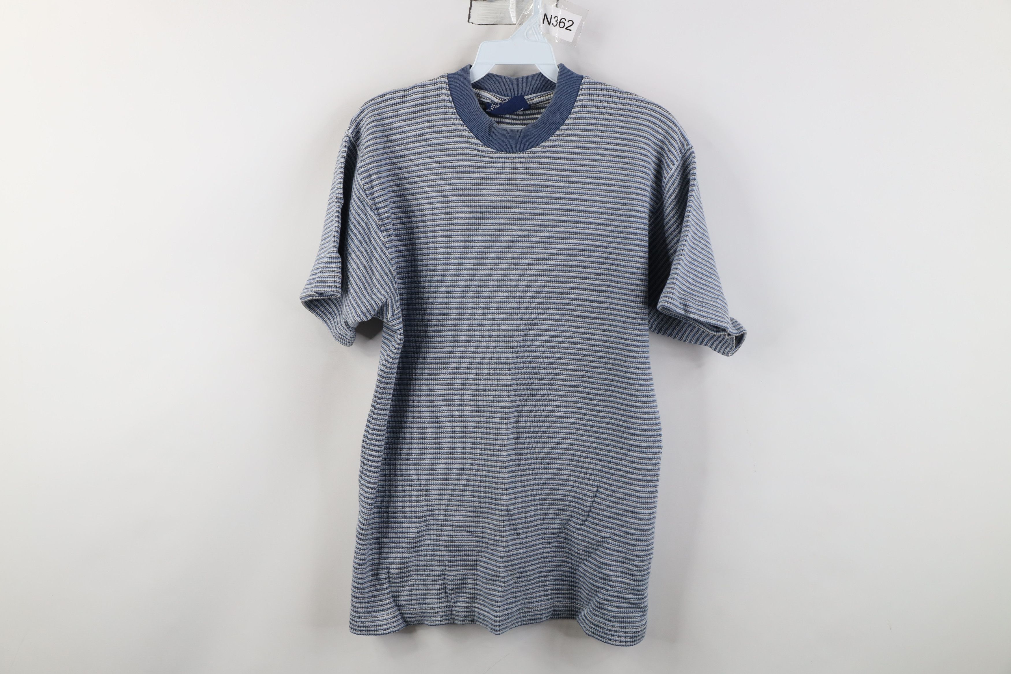 Vintage Vintage 90s Streetwear Heavyweight Knit T-Shirt Cotton Size L / US 10 / IT 46 - 1 Thumbnail