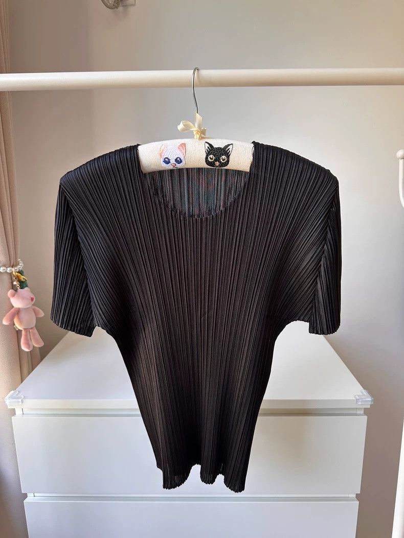 Issey Miyake Issey Miyake Basic Short Sleeve Top - dmc Size US M / EU 48-50 / 2 - 1 Thumbnail