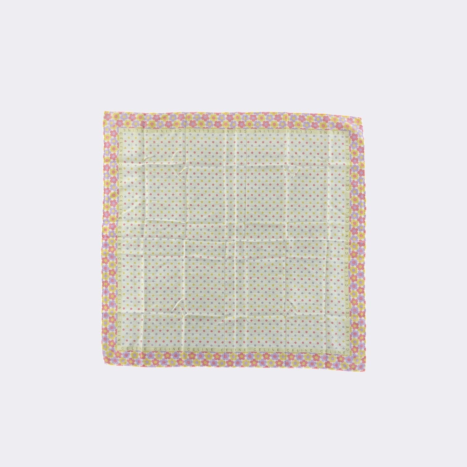 Celine Vintage Celine Handkerchief Neckerchief Bandana H199D Size ONE SIZE - 2 Thumbnail