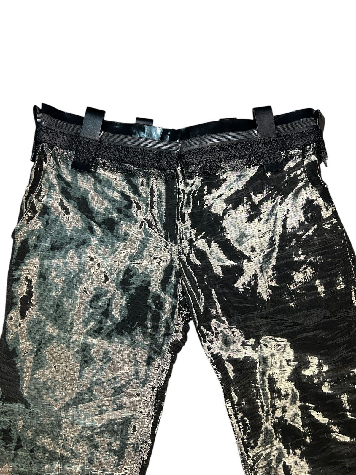 Balenciaga S/S 07 Nicolas Ghesquière Metallic Trousers Size 26" / US 2 / IT 38 - 4 Thumbnail