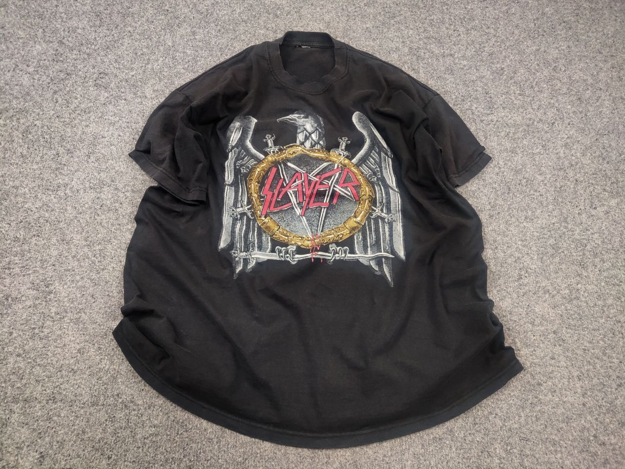 Band Tees Vintage Slayer 2003 Metal Rock Promo Band T-Shirt Y2K Tee Size US L / EU 52-54 / 3 - 3 Thumbnail