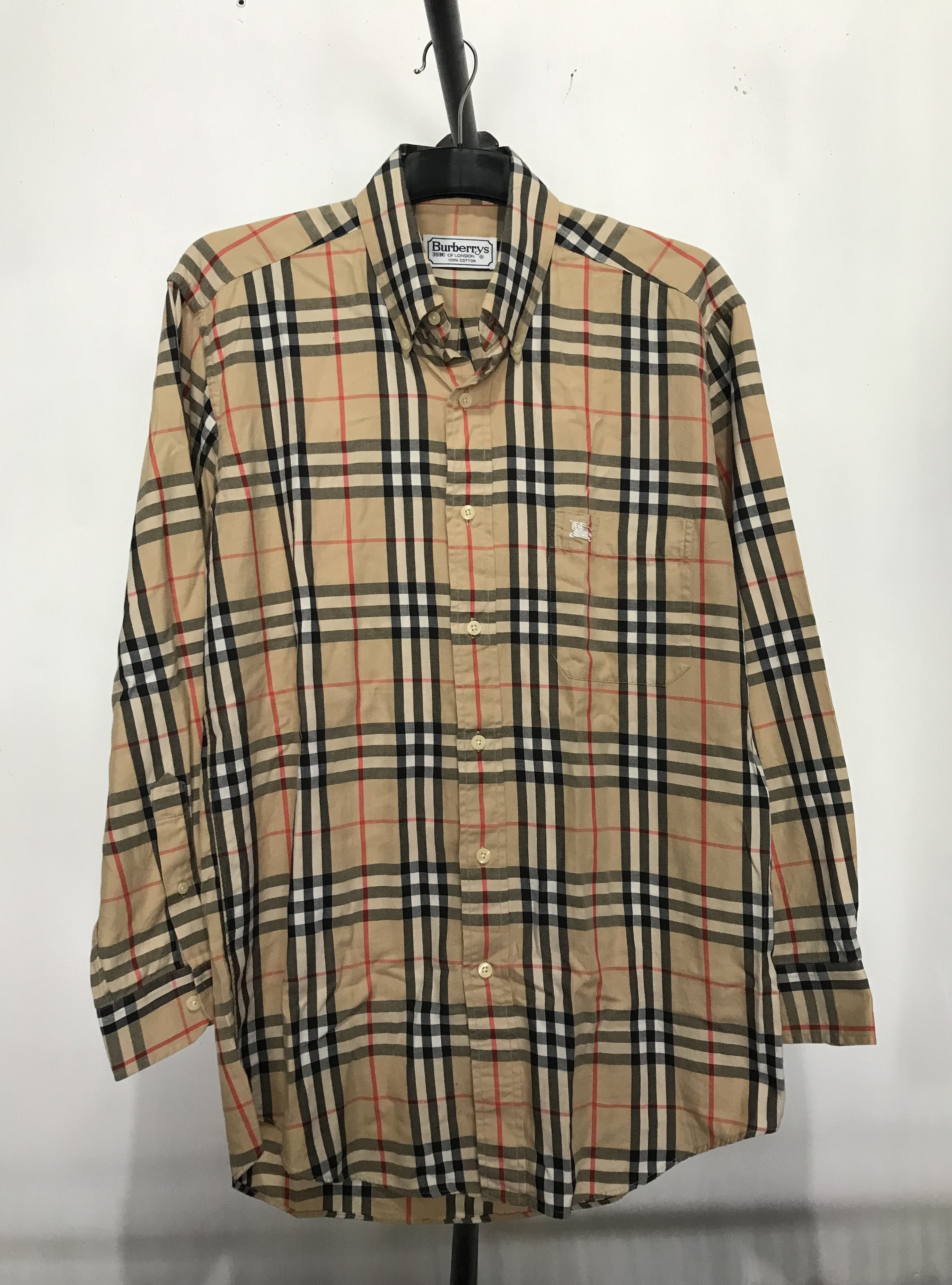 Burberry Burberry Nova Button Shirt Size US M / EU 48-50 / 2 - 1 Thumbnail