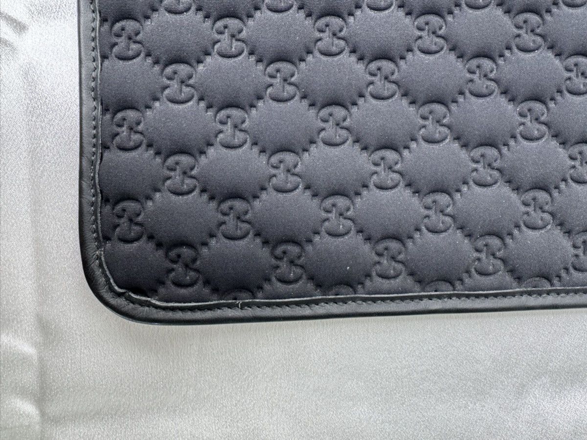 Gucci Gucci GG Black Quilted Fabric Tablet iPad Sleeve / Case Size ONE SIZE - 12 Thumbnail