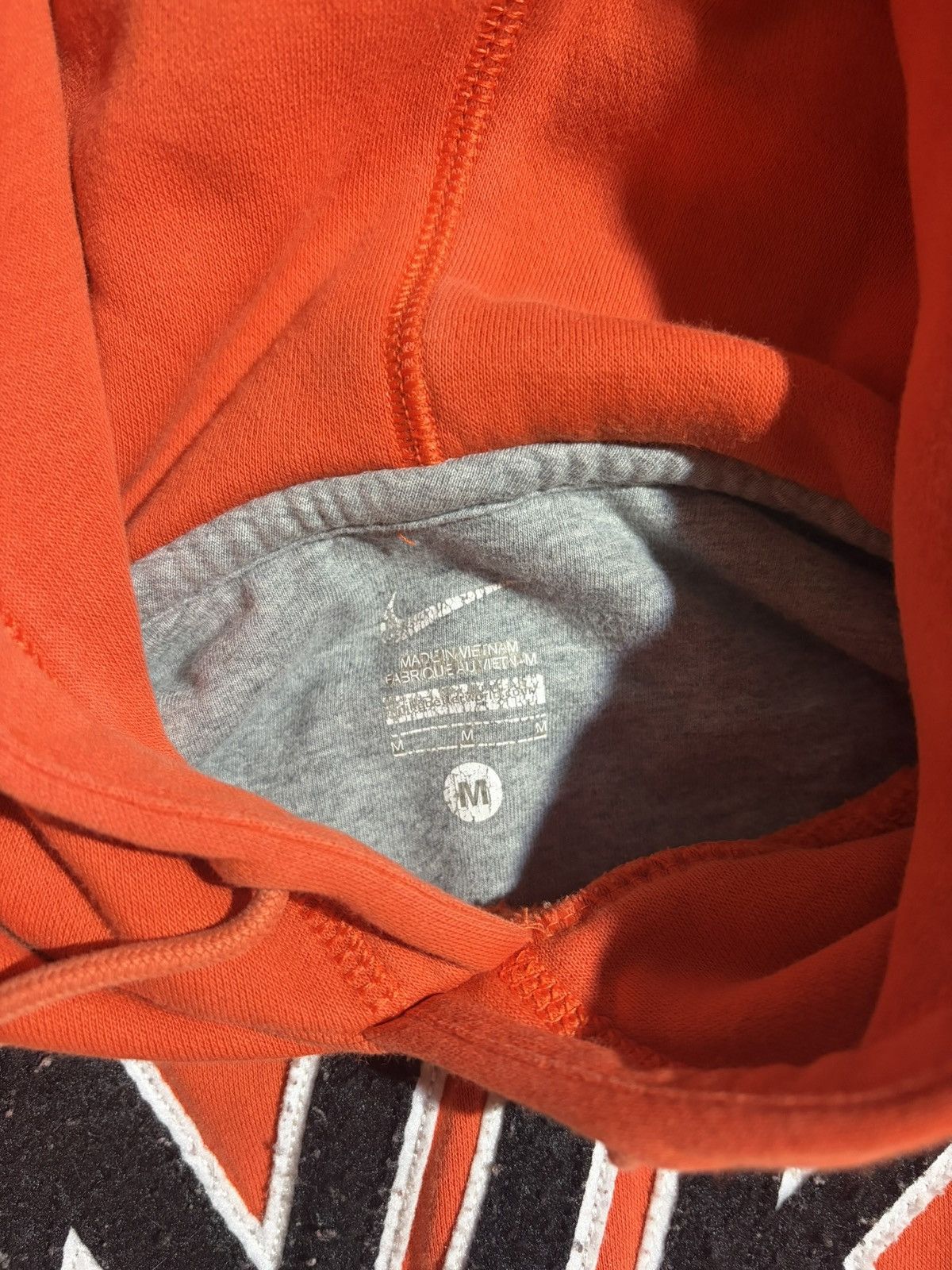 Nike Y2K Nike Orange Hoodie Size US M / EU 48-50 / 2 - 3 Thumbnail