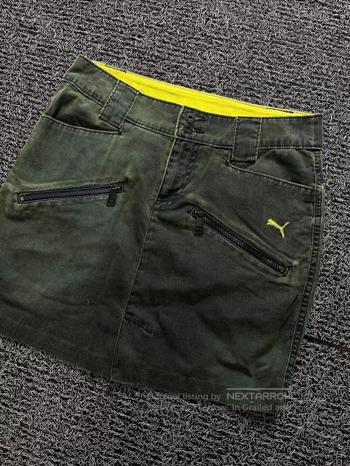 Puma Puma Vintage Functional Denim Skirt. Size 28" / US 6 / IT 42 - 1 Thumbnail