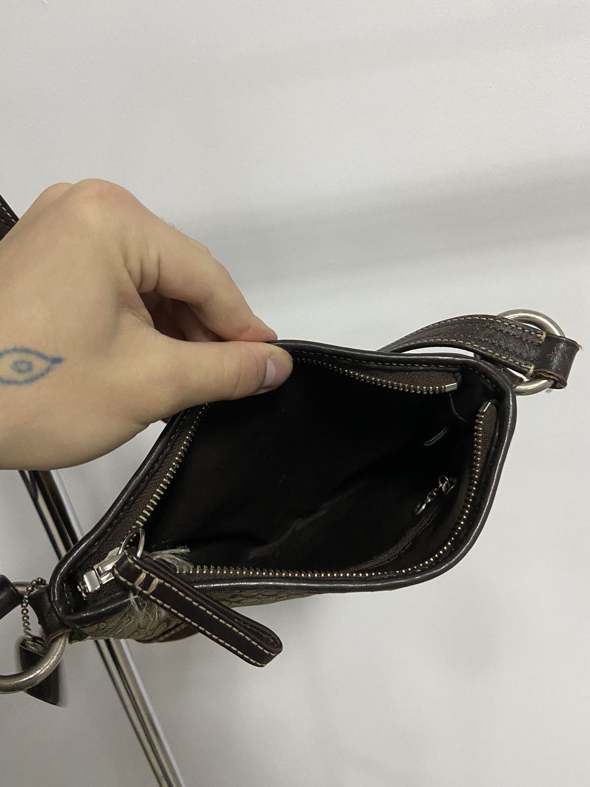 Coach × Vintage Coach monogram bag shoulder vintage zip Size ONE SIZE - 4 Thumbnail