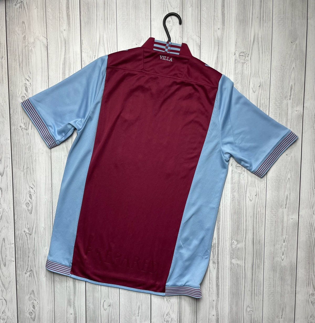 Macron Aston villa soccer jersey size L large vintage rare Size US L / EU 52-54 / 3 - 5 Thumbnail
