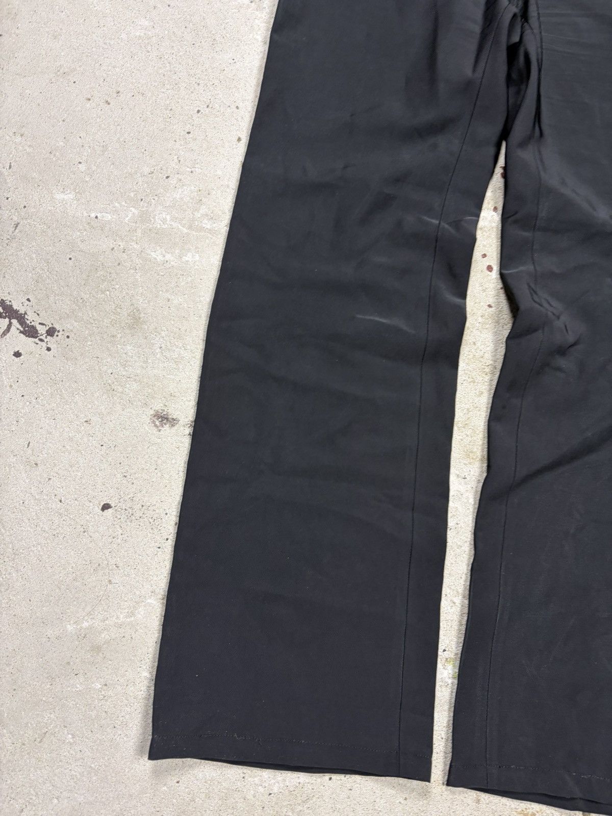 Prada Vintage Prada Nylon Black & Grey Jumpsuit Baggy Pants Size 32" / US 10 / IT 46 - 4 Thumbnail