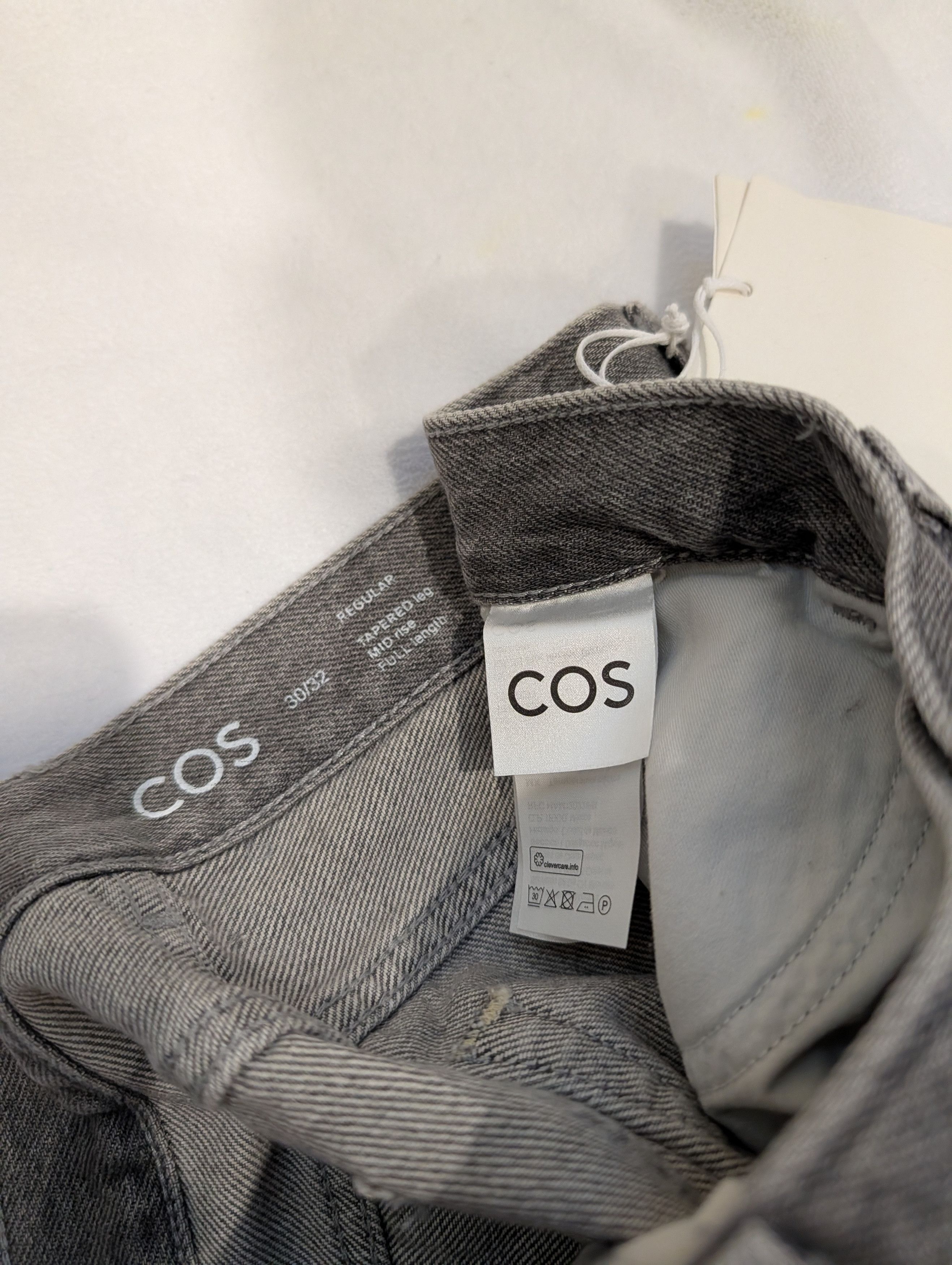 Cos COS regular fit mid-gray denim Size US 30 / EU 46 - 6 Thumbnail