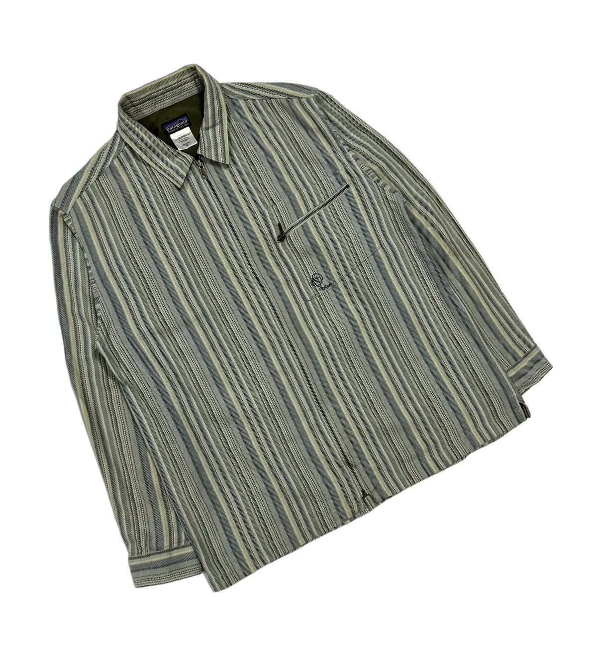 Patagonia 2000’s Patagonia Organic Cotton Hickory RhyTHM SERIES Zip up Size US S / EU 44-46 / 1 - 10 Thumbnail