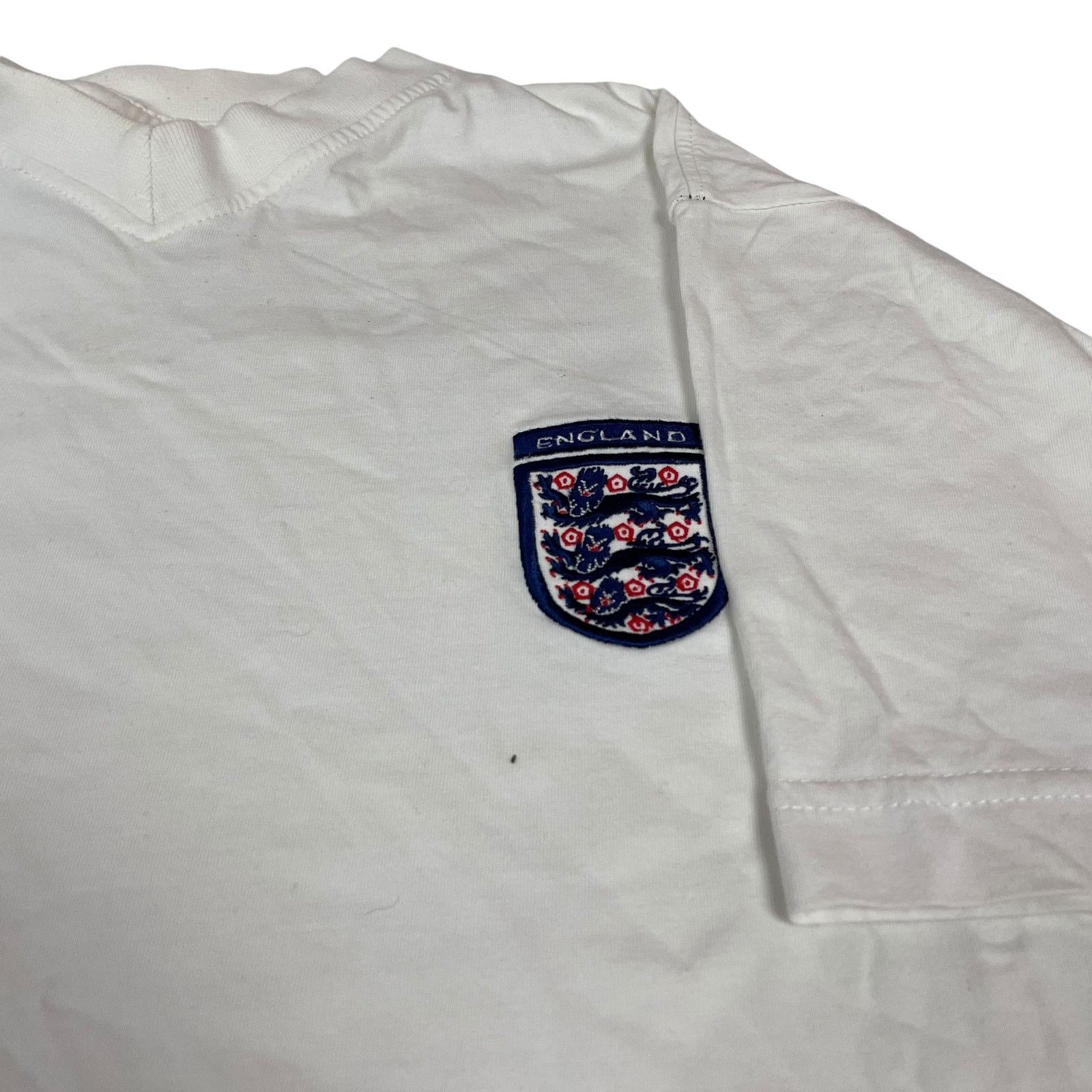 Umbro × Vintage Umbro Men's White England National Football Team Shirt Small Size US S / EU 44-46 / 1 - 3 Thumbnail