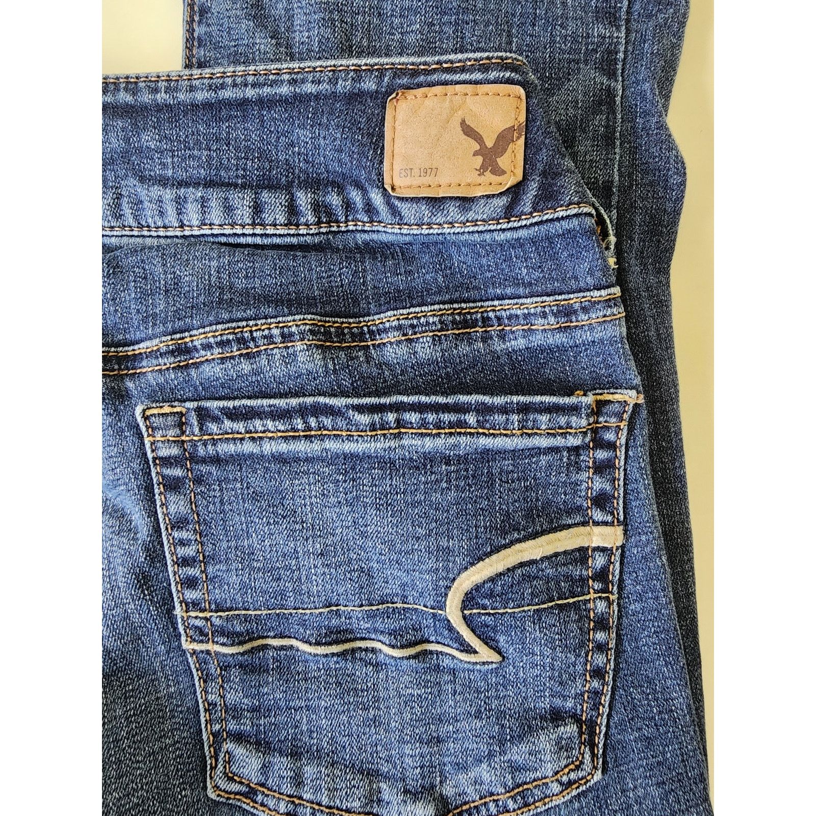 American Eagle Outfitters American Eagle Outfitters Artist SuperStretch Jeans 8 Long Size 30" / US 8 / IT 44 - 4 Thumbnail