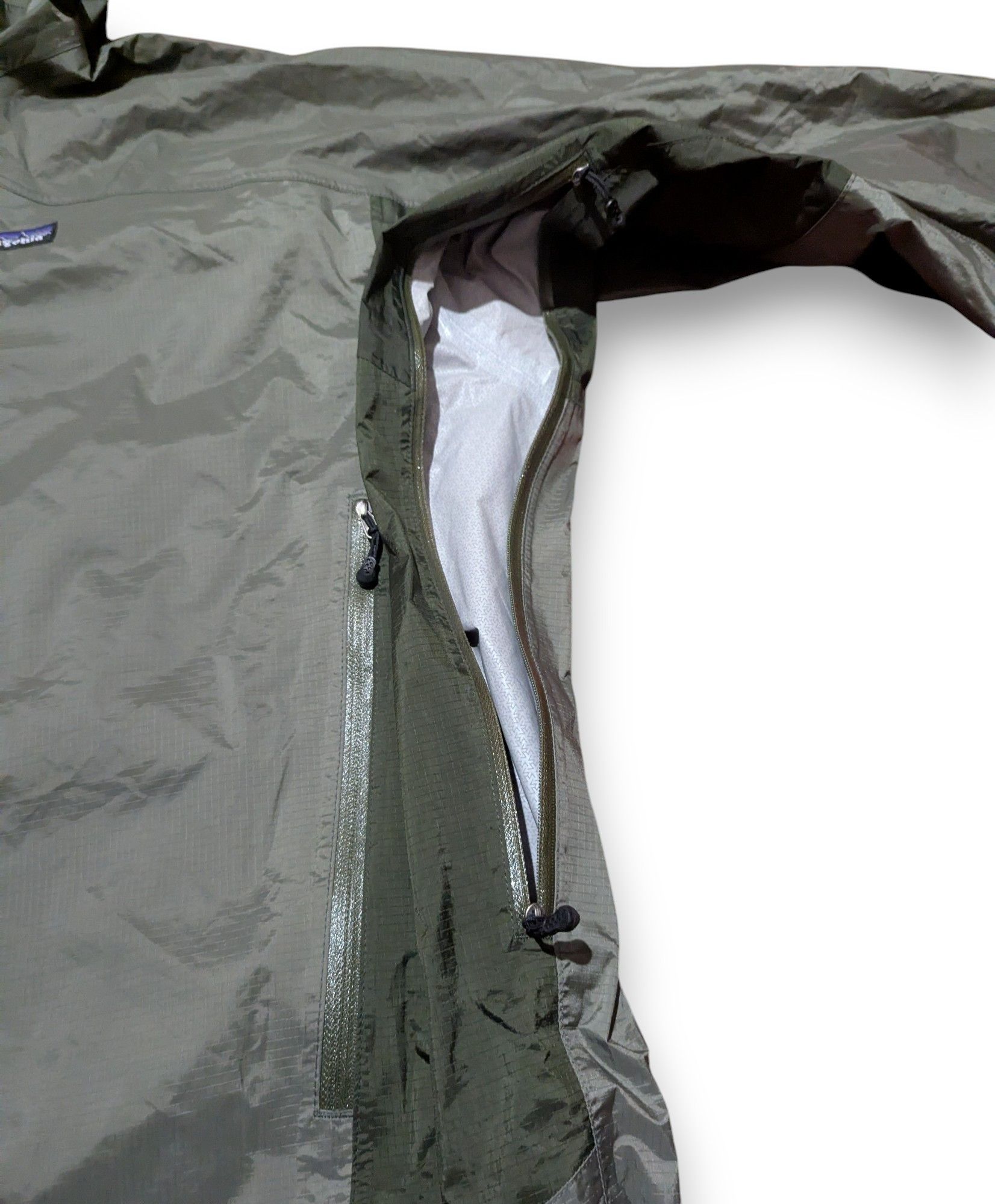 Patagonia Patagonia Nylon Jacket Rain Shell Green Olive Gorcope Size US XXL / EU 58 / 5 - 5 Thumbnail