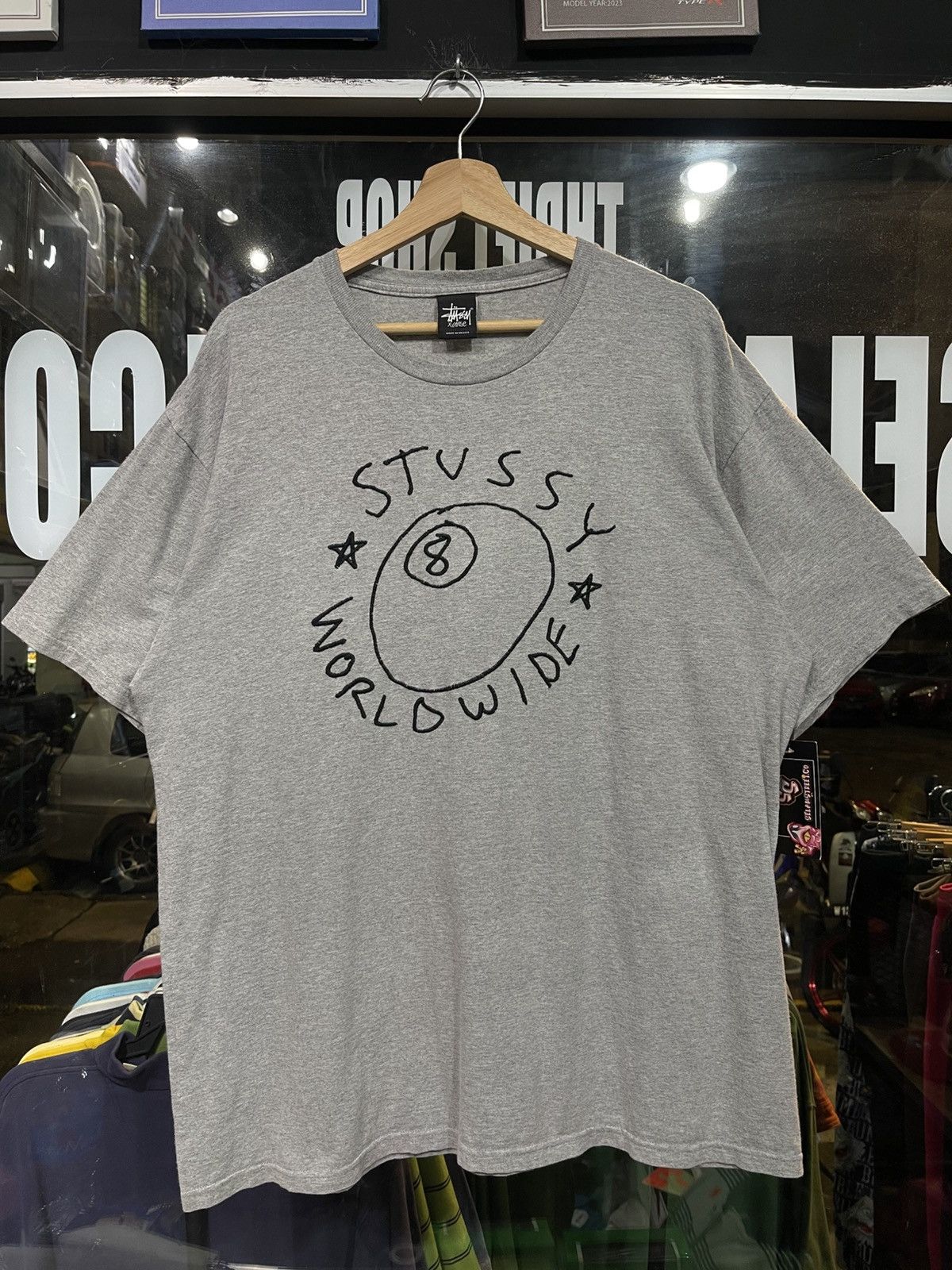 Stussy Stussy worldwide 8 ball logo embroidery Size US XL / EU 56 / 4 - 1 Thumbnail