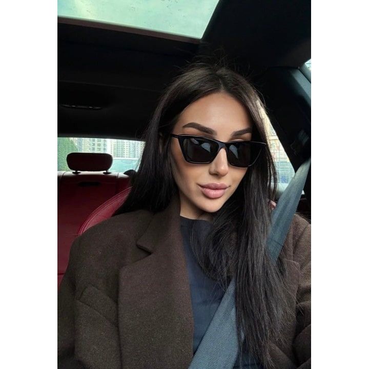 Saint Laurent Paris New Saint Laurent SL737 MICA THIN 001 Sunglasses - Black Size ONE SIZE - 1 Thumbnail