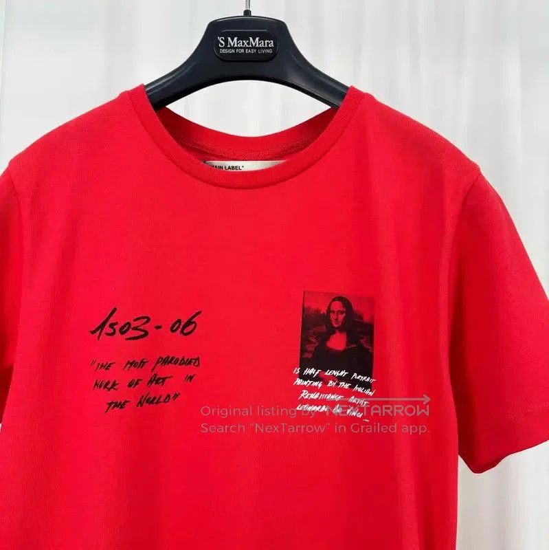 Off-White Off-White Summer Red Logo T-Shirt . Size XS / US 0-2 / IT 36-38 - 3 Thumbnail